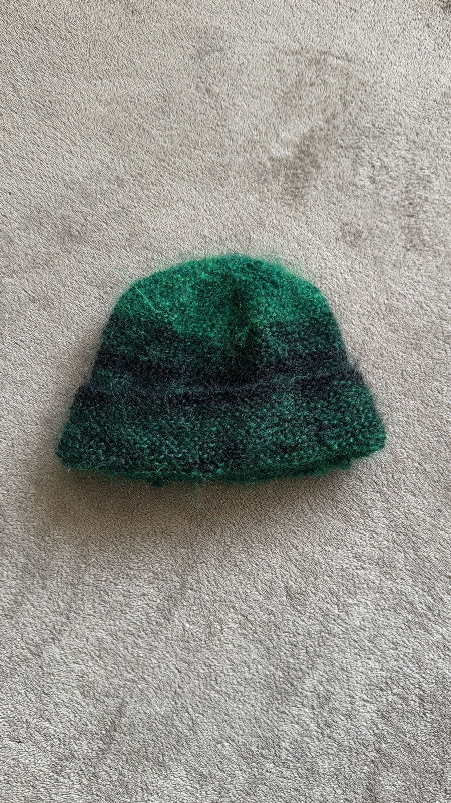 Hysteric Glamour Y2K Vintage Fluffy Knit Mohair Hat margiela moncler prada Size ONE SIZE - 1 Thumbnail