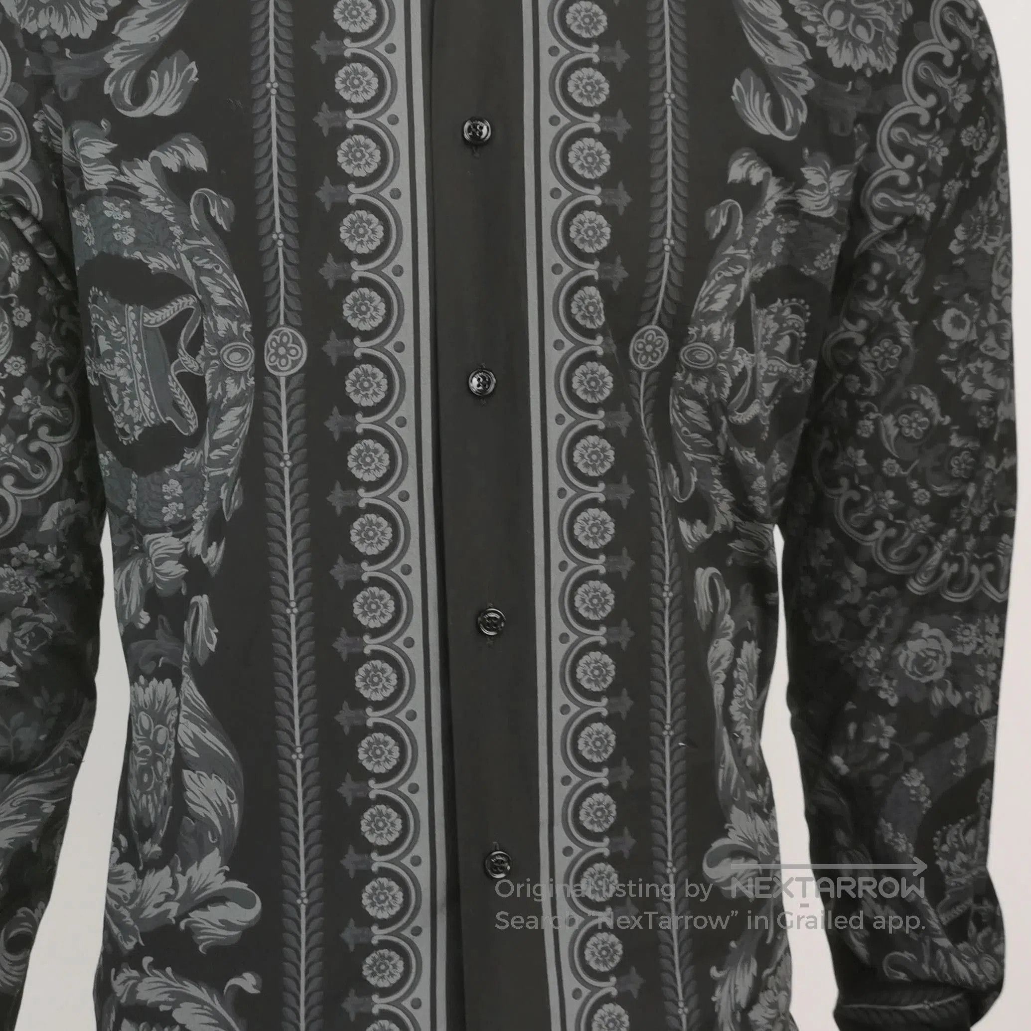 Versace Versace XS Cotton Contrast Collar Button Shirt. Size US XS / EU 42 / 0 - 1 Thumbnail