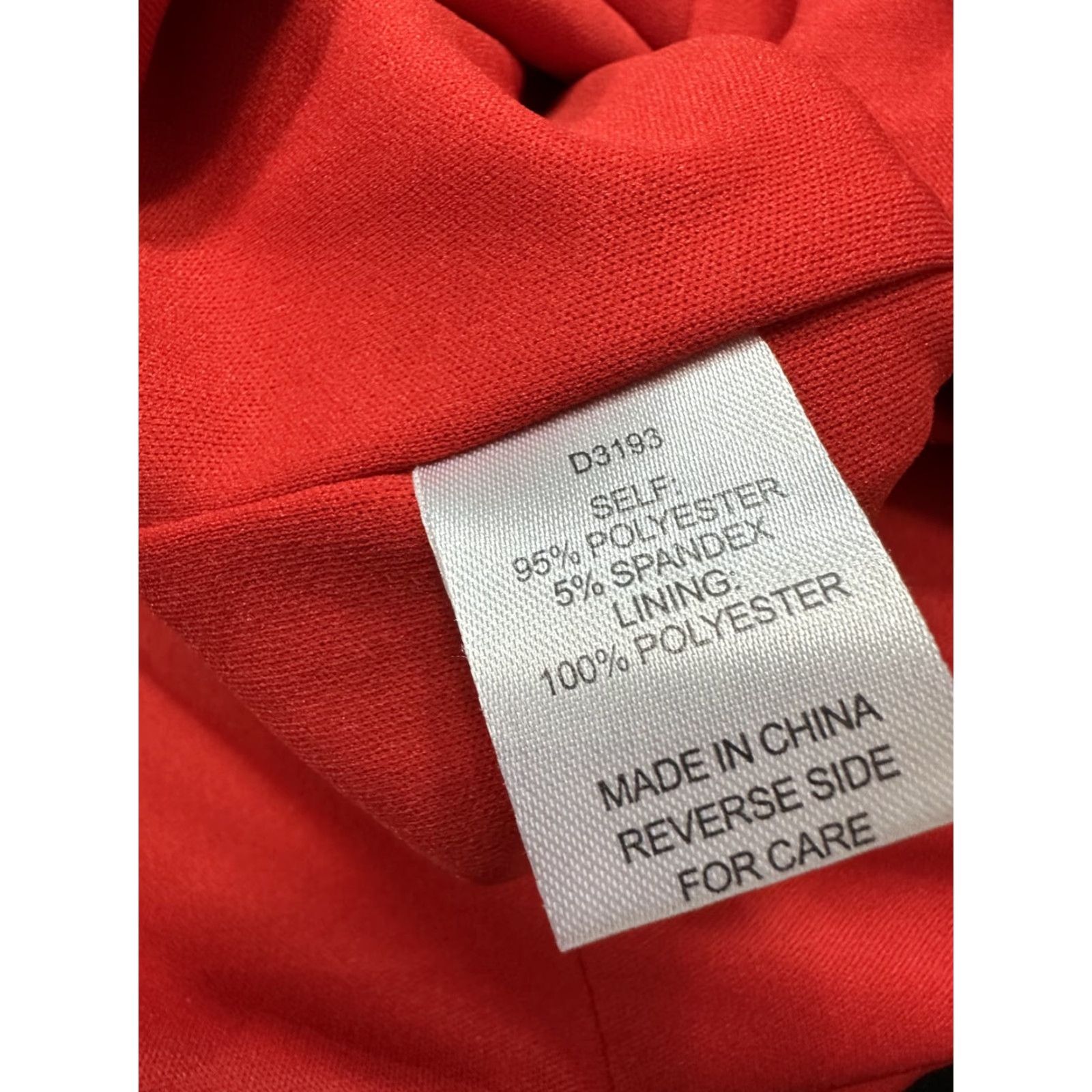 Vintage The Limited V-Neck Sleeveless Bodycon Dress Red Orange L NWT Cocktail Party/Events Womens Size L / US 10 / IT 46 - 5 Thumbnail