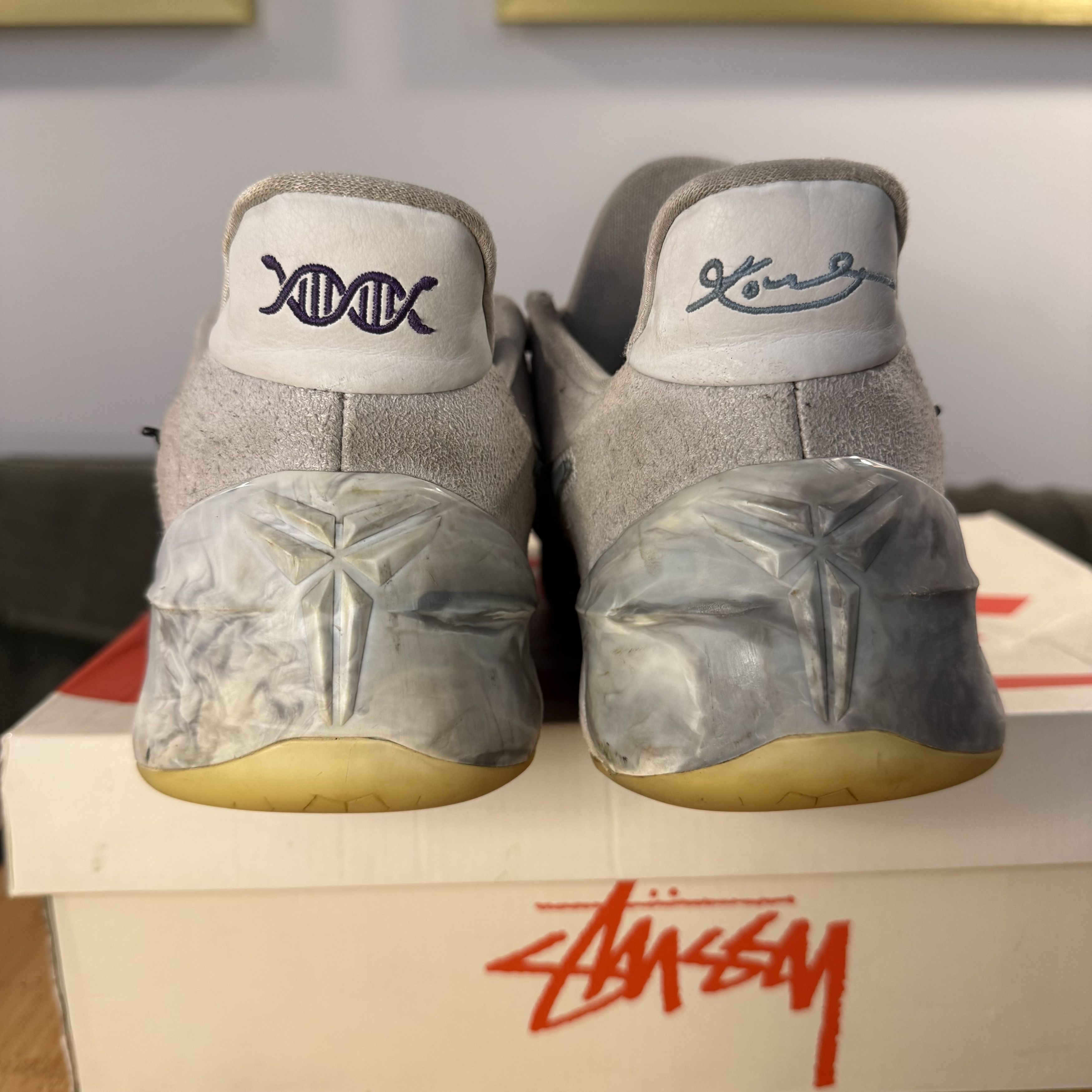 Nike Nike Kobe A.D. Derozan PE Compton Grey, 942301-900 Size US 11 / EU 44 - 4 Thumbnail