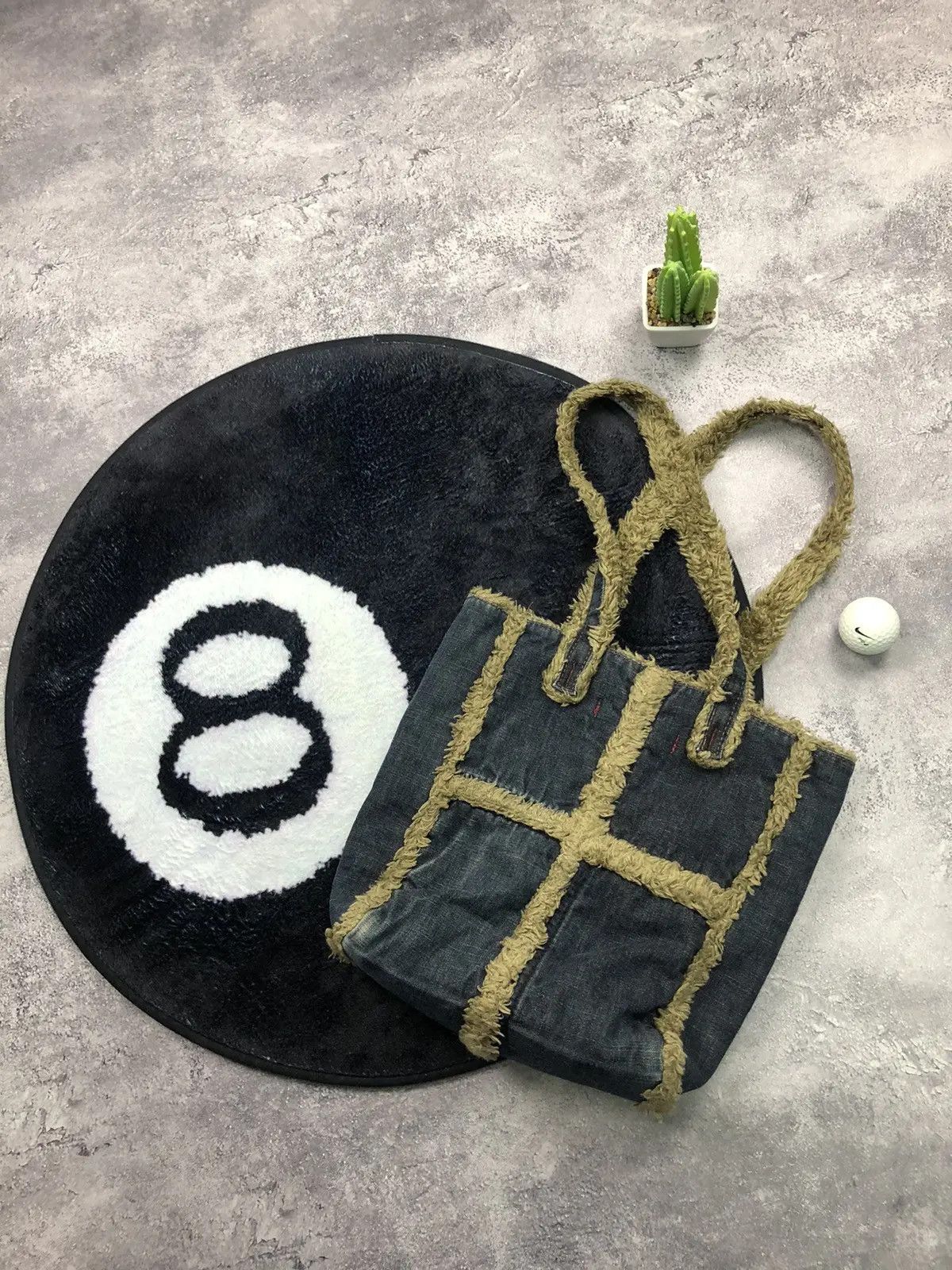 Miss Sixty MISS SIXTY Avantgarde Mohair Denim Shopper Bag Streetwear Size ONE SIZE - 6 Thumbnail