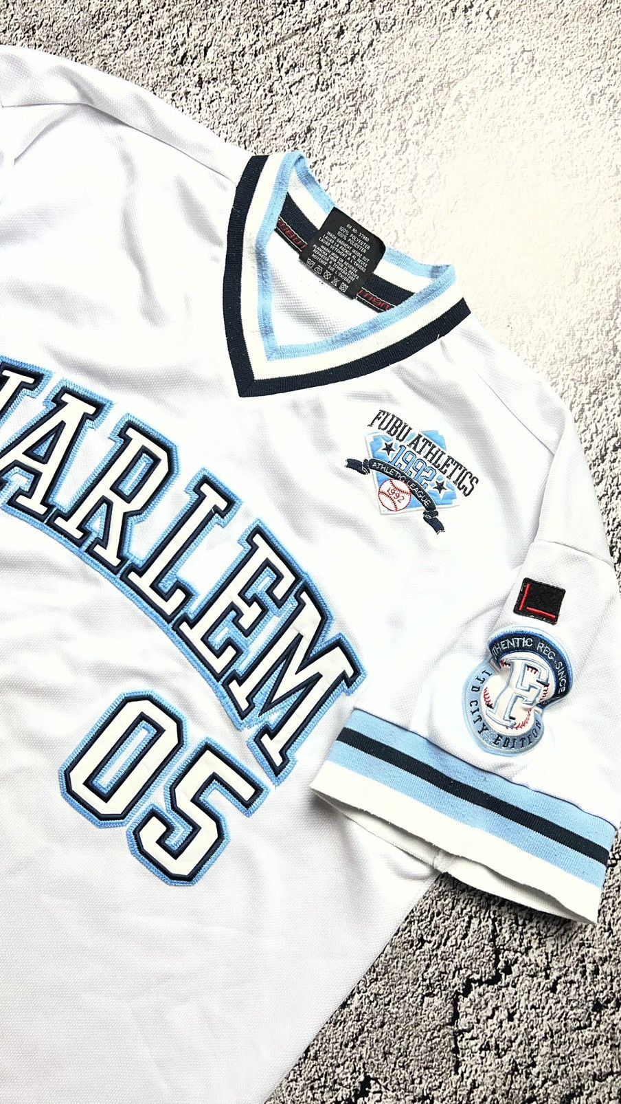 Fubu VTG 90’s Harlem spellout tee jersey by FUBU Size US M / EU 48-50 / 2 - 2 Thumbnail