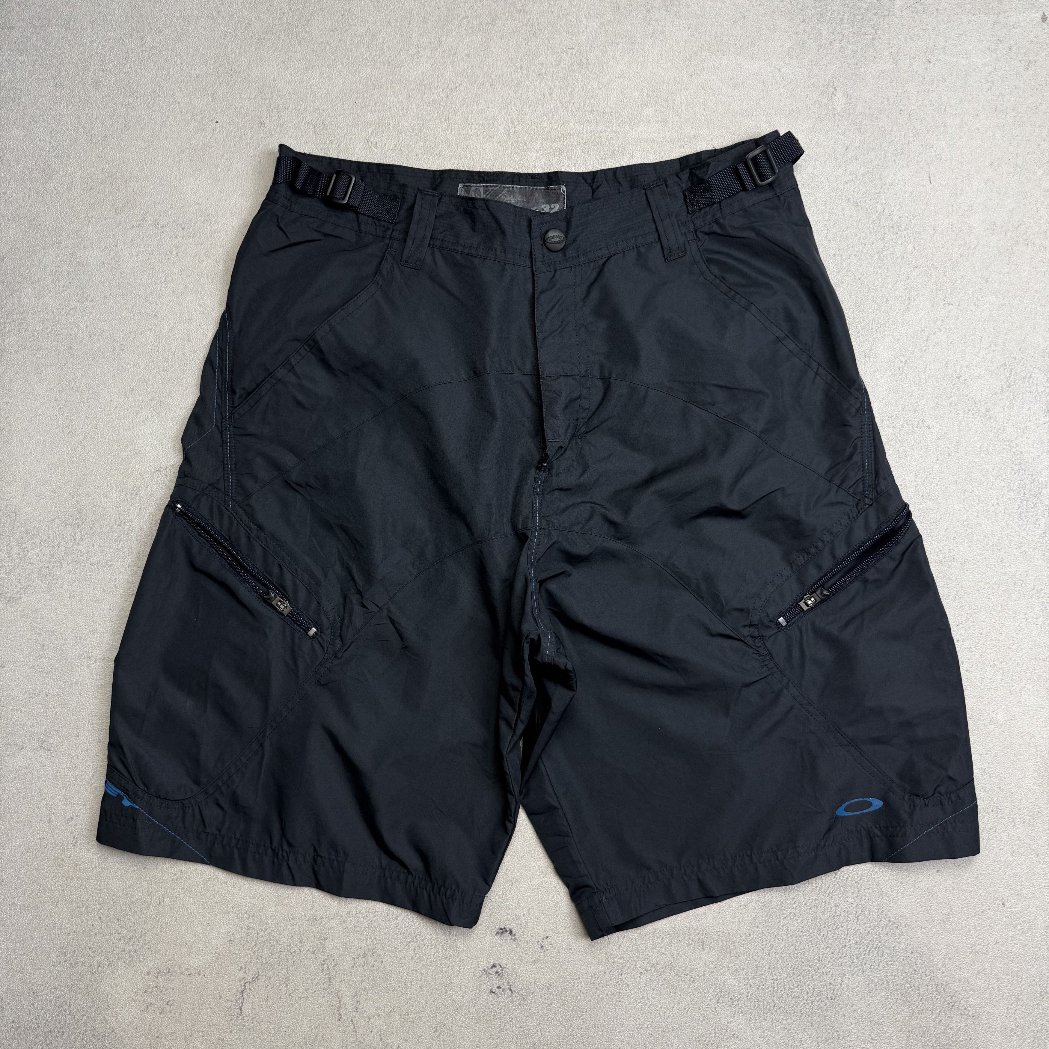 Oakley × Palace Palace x Oakley Nitrofuel Shorts Black | Grailed