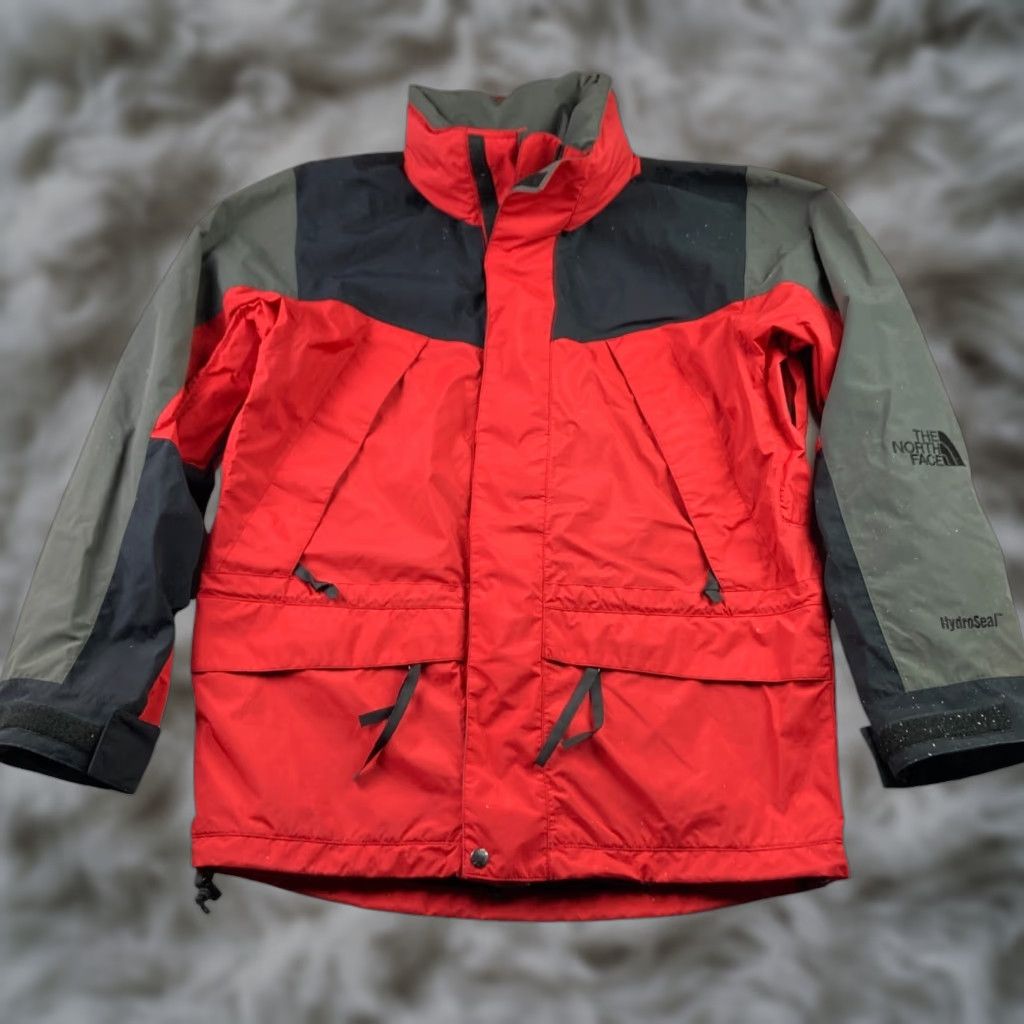 The North Face VINTAGE The North Face Jacket Parka Hooded Red Small Mens HYDROSEAL Jacket Coat Winter Fall Size US S / EU 44-46 / 1 - 1 Thumbnail