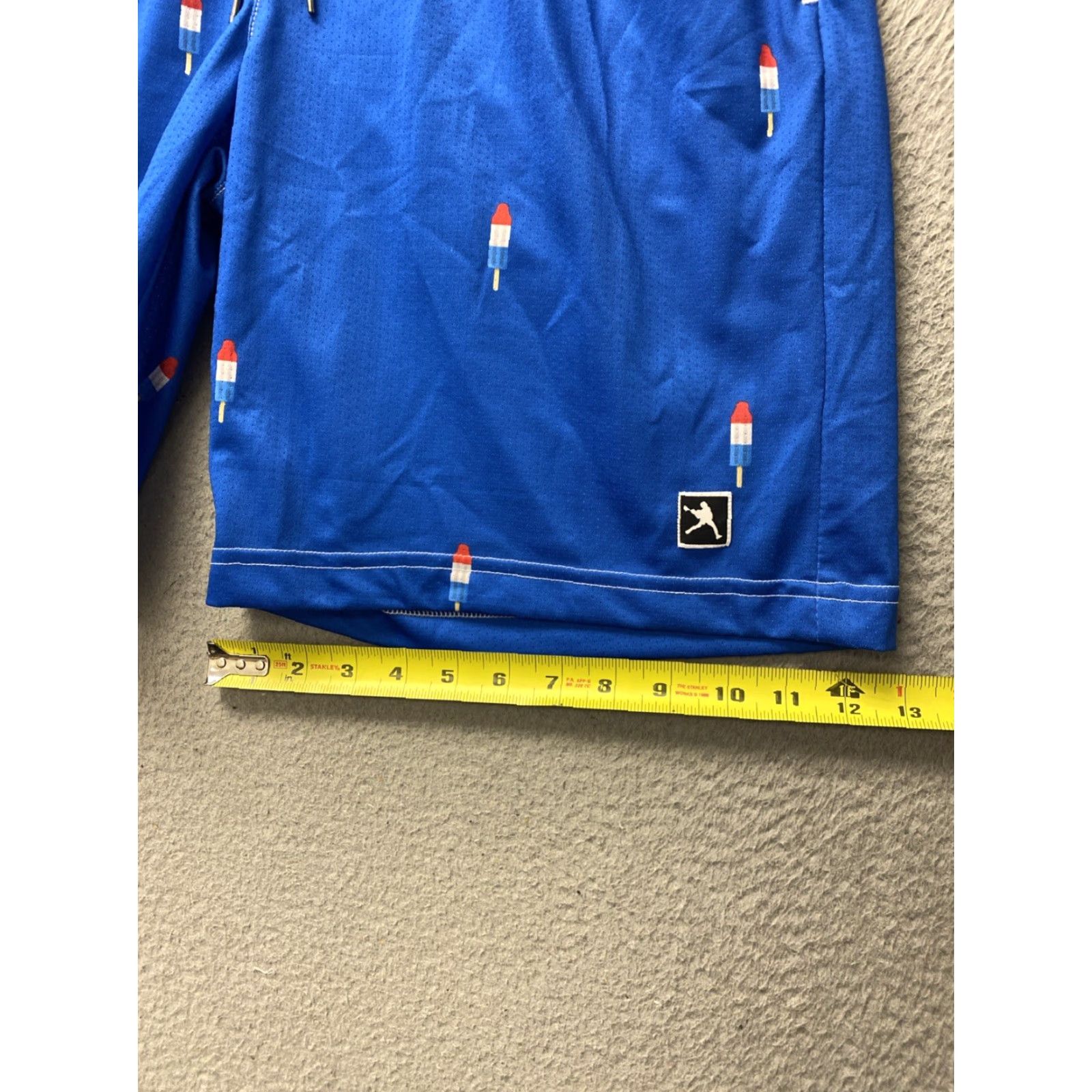 Vintage Lacross Polo Club Trunk Short Men M Blue Popsicle Print Swim 121-46 Size US M / EU 48-50 / 2 - 7 Thumbnail