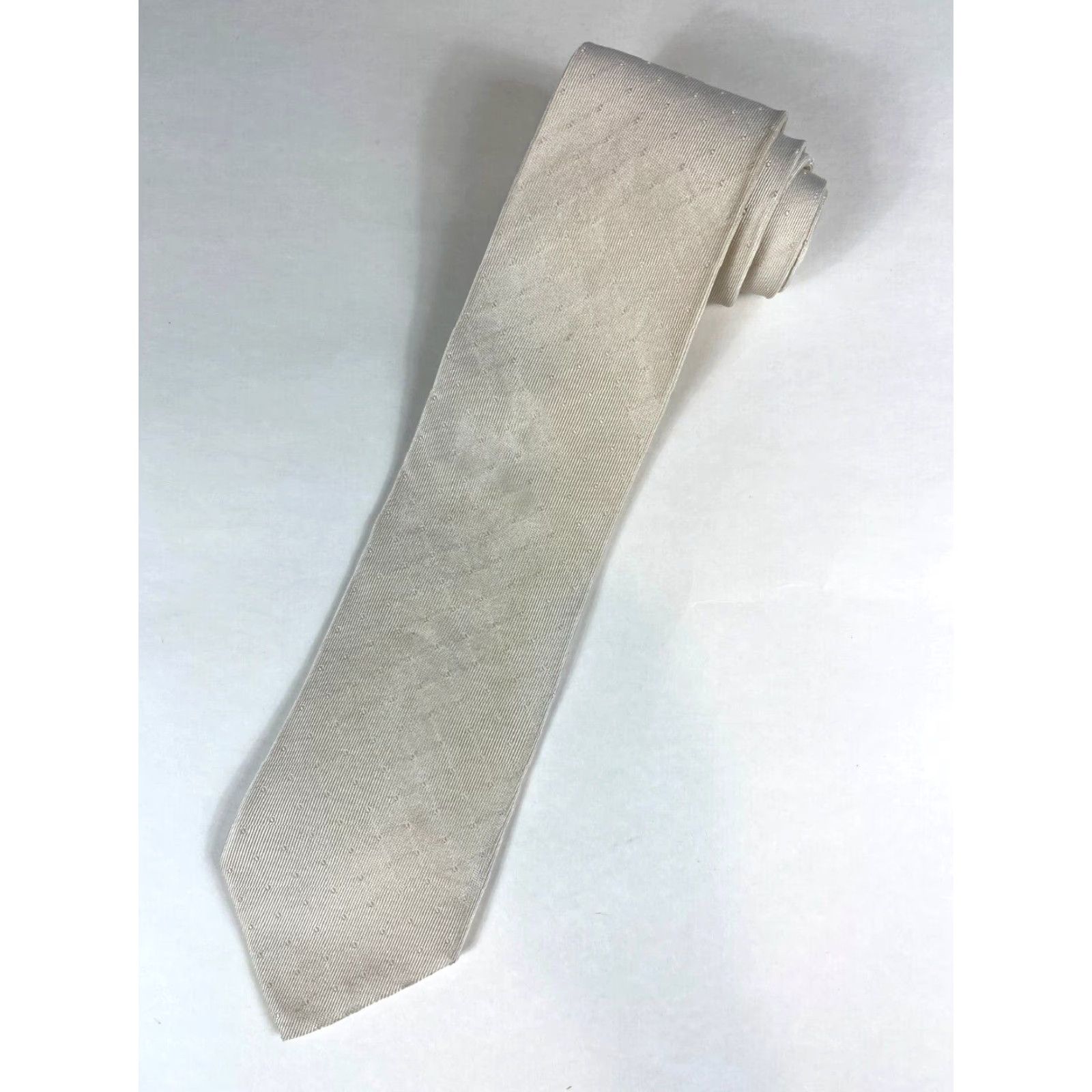 Dolce & Gabbana Dolce&Gabbana Silk Tie Men’s Champagne Geometric 60" 3.5" Classic 100% Silk Made in Italy / Men’s Designer Necktie Size ONE SIZE - 2 Thumbnail
