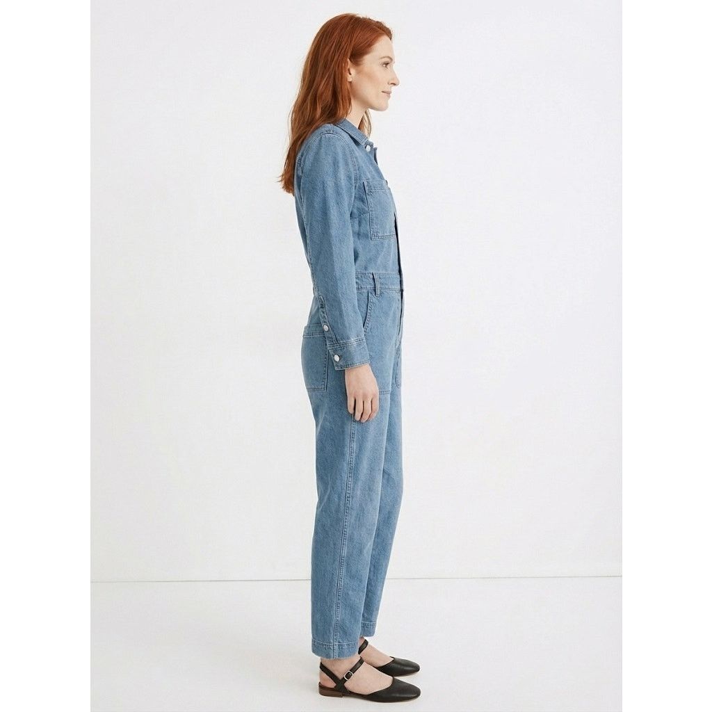 Madewell New W/Tags Madewell Denim Relaxed Coverall Jumpsuit Jean XXL Size 40" / US 18 - 2 Thumbnail