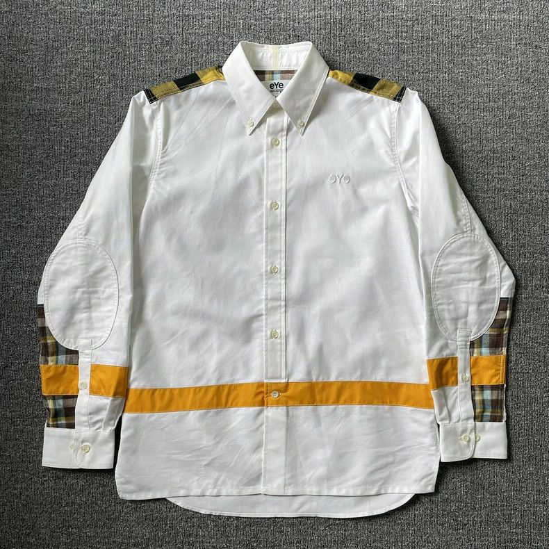 Junya Watanabe cdg junya watanabe man embroidered check shirt - dmc Size US M / EU 48-50 / 2 - 1 Thumbnail
