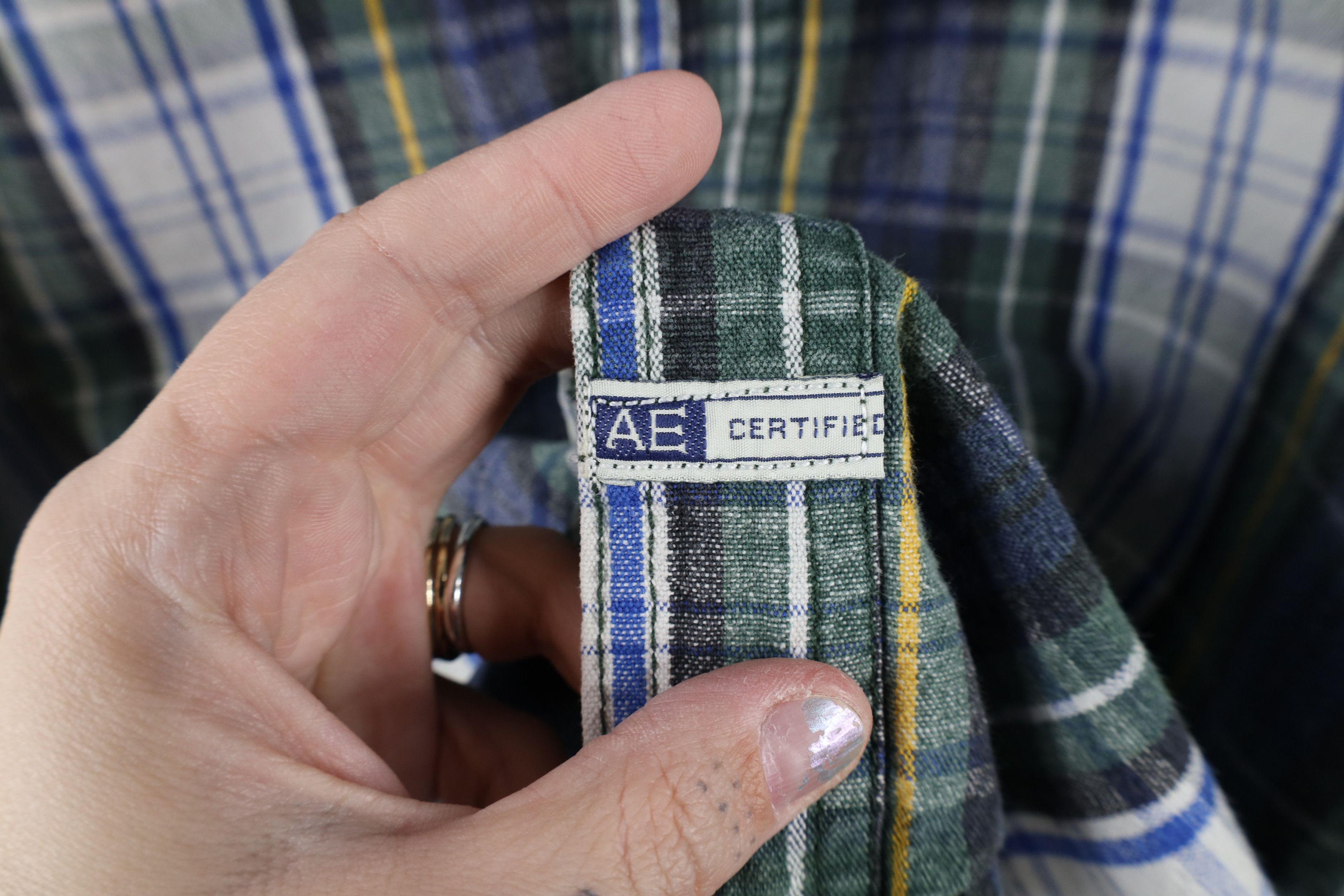 American Eagle Outfitters × Vintage Vintage 90s American Eagle Outfitters Button Down Shirt Size US M / EU 48-50 / 2 - 4 Thumbnail