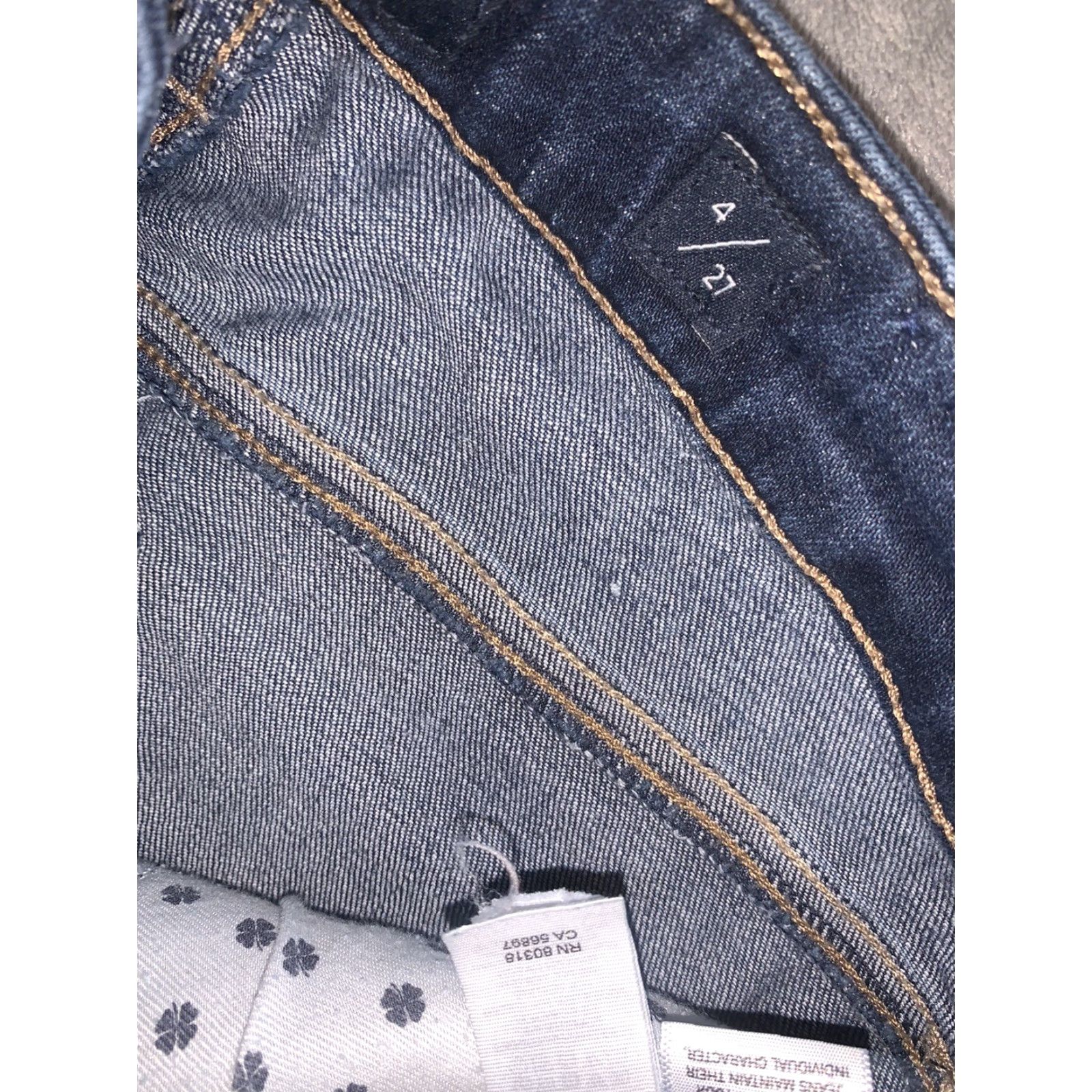 Lucky Brand VINTAGE Lucky Brand Ava Skinny Crop Jeans Women 4 27 Mid Rise 9” L27 5-Pocket Denim Blue Size 27" / US 4 / IT 40 - 7 Thumbnail