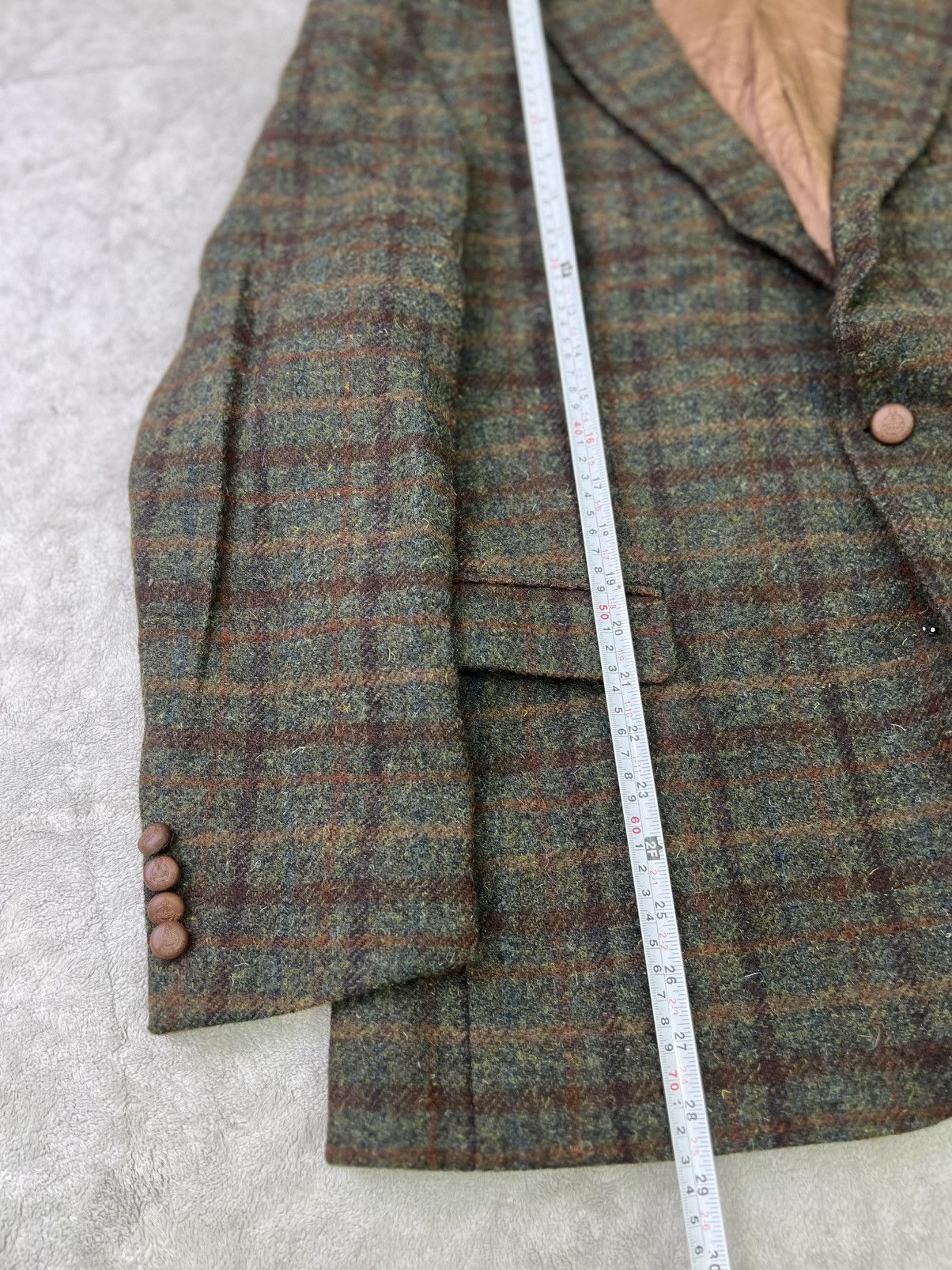 Harris Tweed Contemporary 2010s Carl Gross Harris Tweed Wool Windowpane Size 42S - 14 Thumbnail