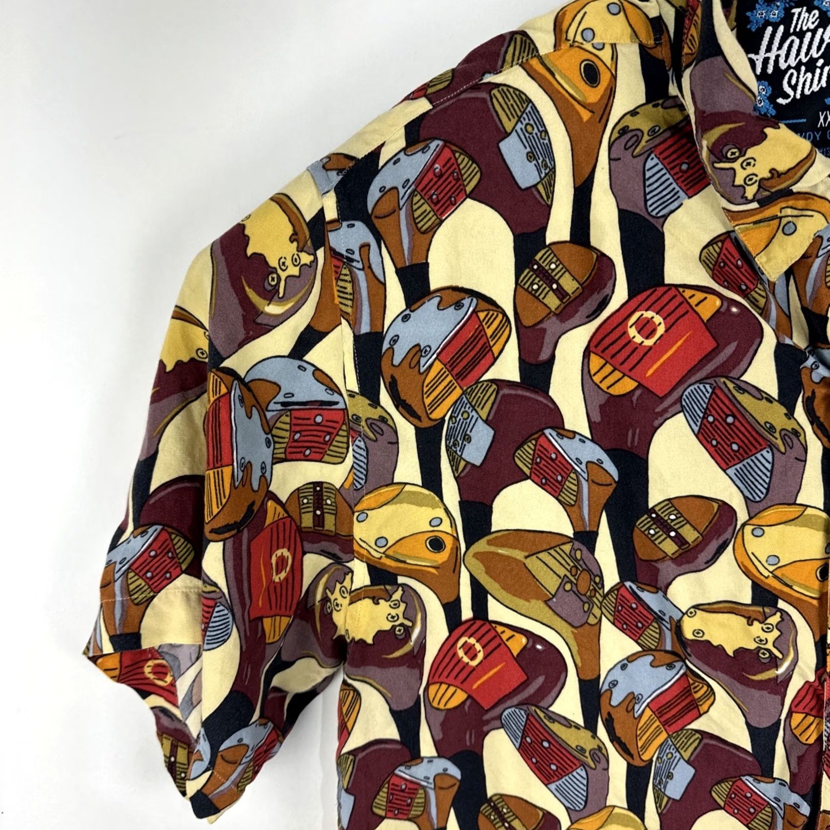 Vintage Rowdy Gentleman Golf Club XXL Button Print Hawaiian Shirt Size US XXL / EU 58 / 5 - 4 Thumbnail