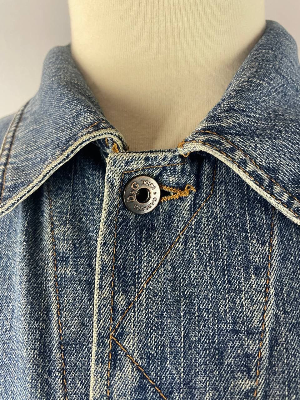 Dolce & Gabbana Dolce&Gabbana Denim Jacket Blue Funky Sport Size US S / EU 44-46 / 1 - 3 Thumbnail