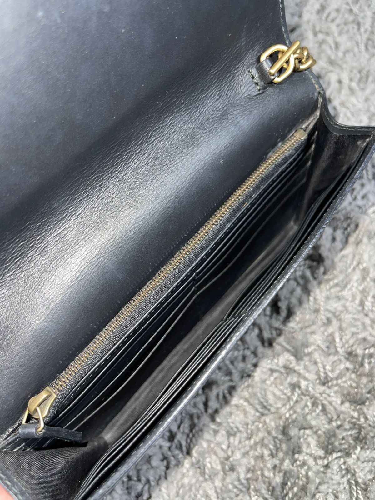 Gucci Gucci Pearl Scallop Wallet Chain Bag GG Clutch Crossbody Size ONE SIZE - 14 Thumbnail