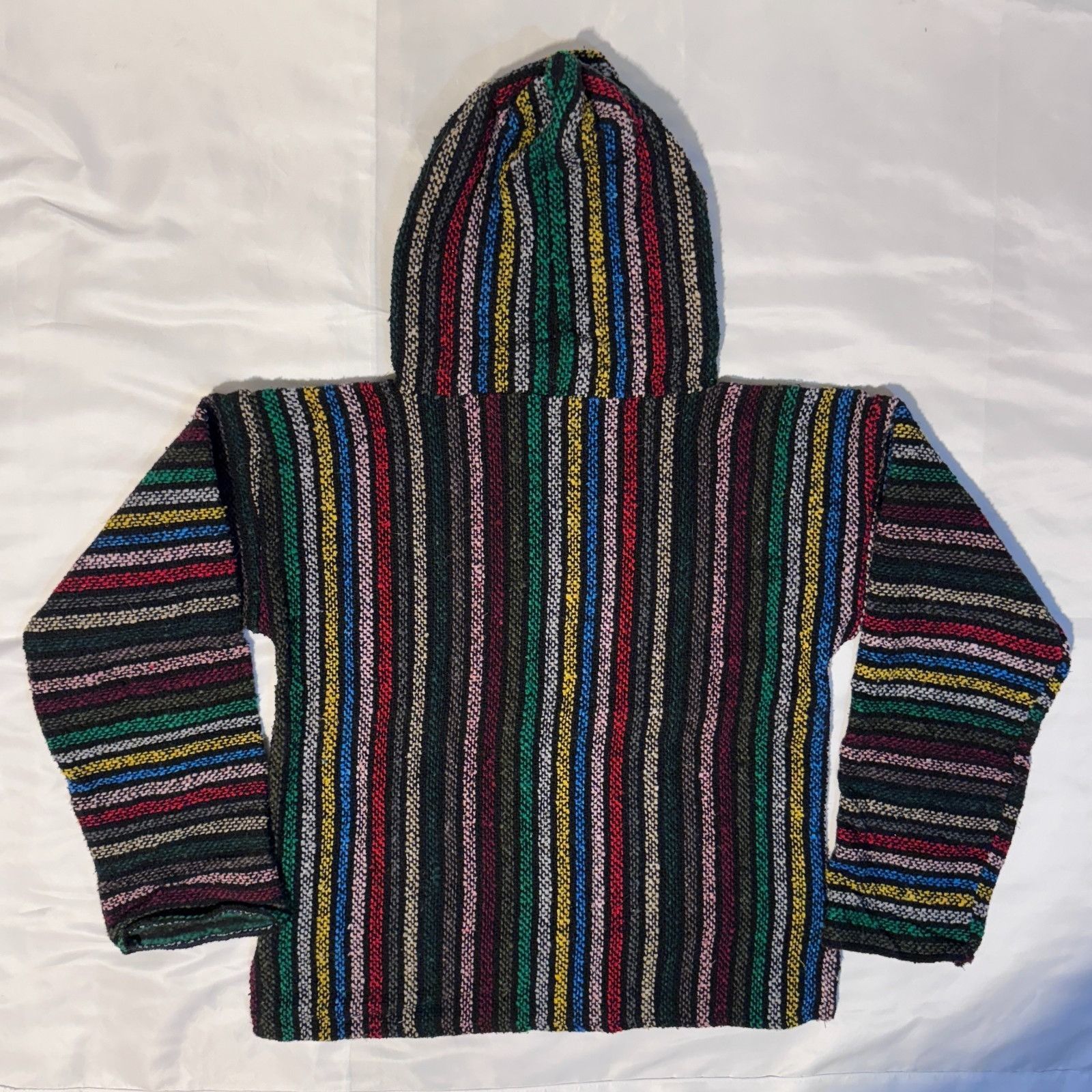 Other Baja Mexican Poncho Hoodie Pullover Drug Rug Small Serape Su Size US S / EU 44-46 / 1 - 5 Thumbnail