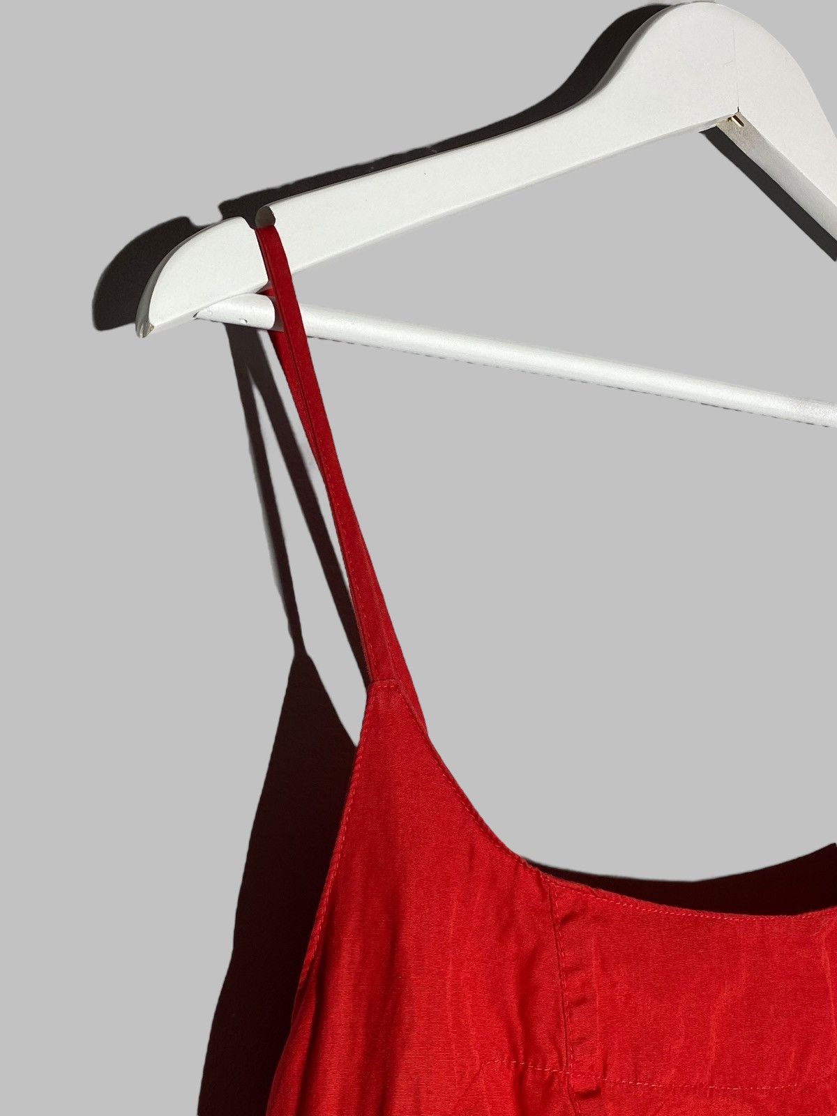 Katharine Hamnett London Vintage 1980s Katharine Hamnett Hot Red Bustier Dress Size M / US 6-8 / IT 42-44 - 7 Thumbnail