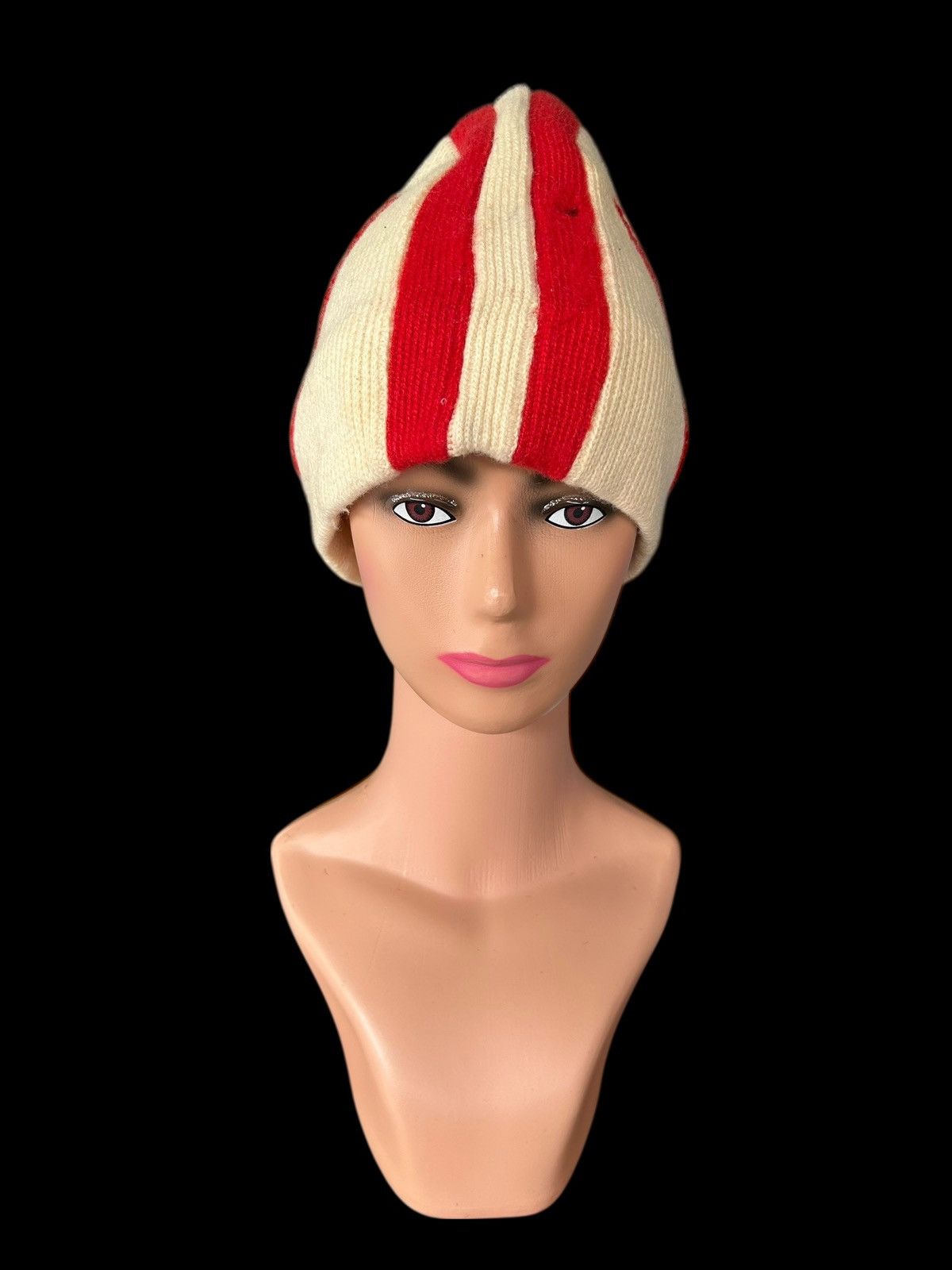 Kapital Thrashed Mohawk Vintage Beanie Hats wool made in Australia Size ONE SIZE - 6 Thumbnail