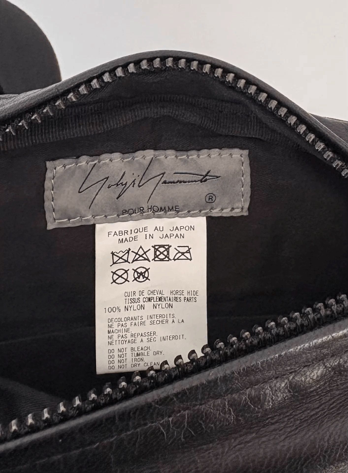 Yohji Yamamoto Black Crossbody Bag with Adjustable Strap Size ONE SIZE - 5 Thumbnail