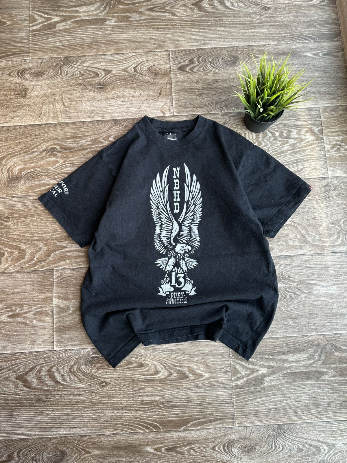 Neighborhood 🔥 Neighborhood Technical Apparel Fury Eagle Logo T Shirt Y2K Size US M / EU 48-50 / 2 - 1 Thumbnail