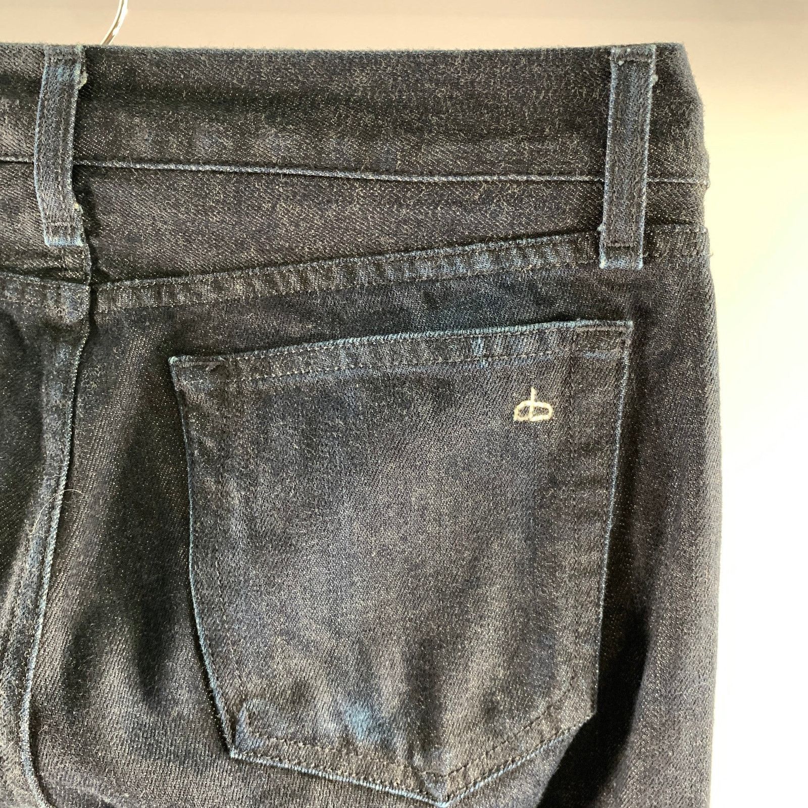 Rag & Bone RAG & BONE Size 32 Navy Cotton Button Fly Jeans Size US 32 / EU 48 - 2 Thumbnail
