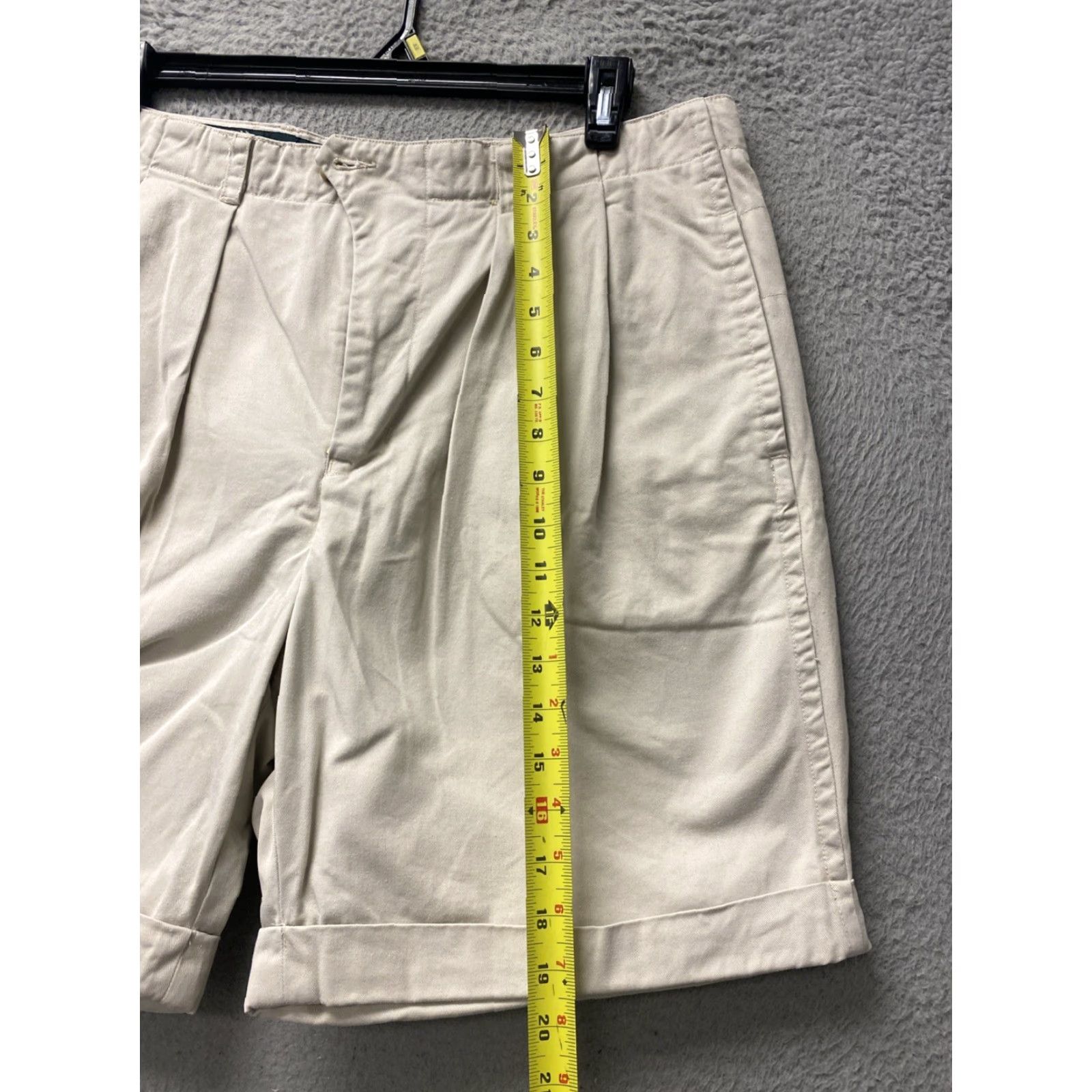 Nautica VINTAGE Nautica Men's Khaki Chino Shorts Sz 38 Flat Front Casual Cotton Summer Fall Spring Size US 38 / EU 54 - 5 Thumbnail