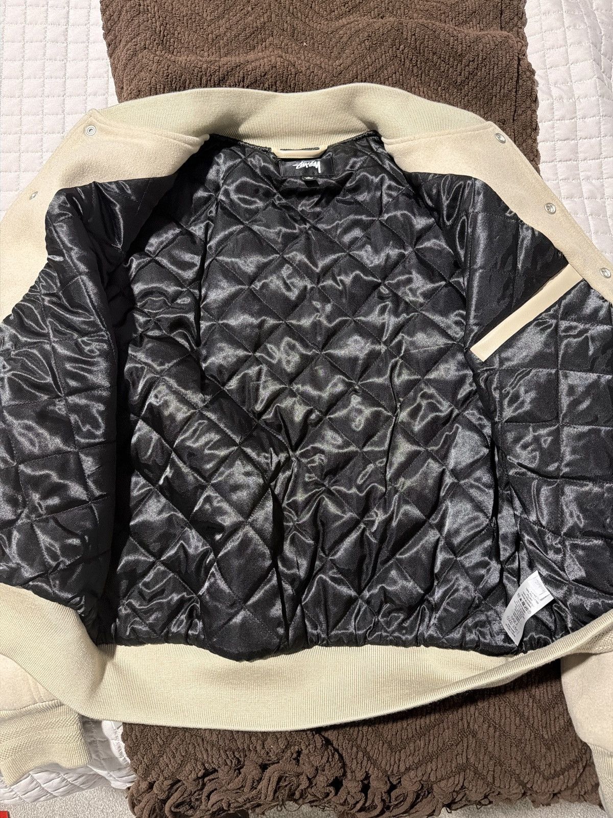 Stussy Stussy Sport Melton Varsity Jacket Size US S / EU 44-46 / 1 - 1 Thumbnail
