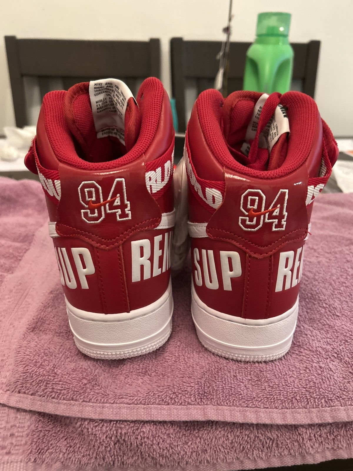 Nike × Supreme NIKE AIR FORCE 1 HIGH SUPREME SP Size US 10.5 / EU 43-44 - 4 Thumbnail