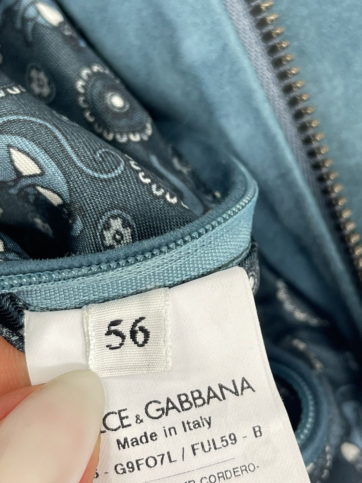 Dolce & Gabbana SUEDE BOMBER JACKET Size US XXL / EU 58 / 5 - 19 Thumbnail