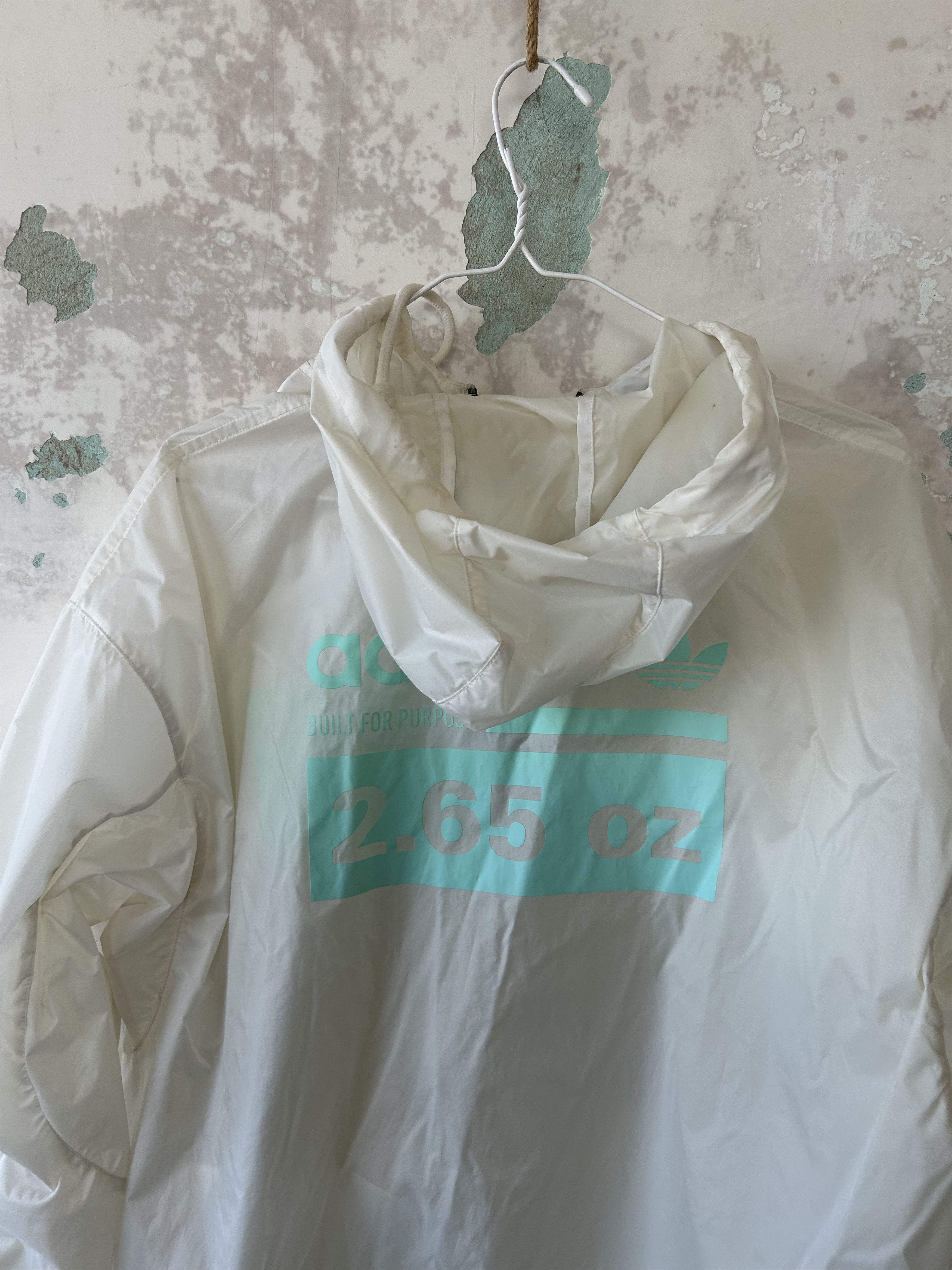 Adidas Adidas Jacket Track Jacket White Lightweight Size US M / EU 48-50 / 2 - 8 Thumbnail