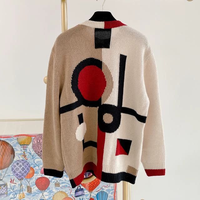 Dior Dior Note printed cashmere knitting sweater Size XS / US 0-2 / IT 36-38 - 2 Thumbnail