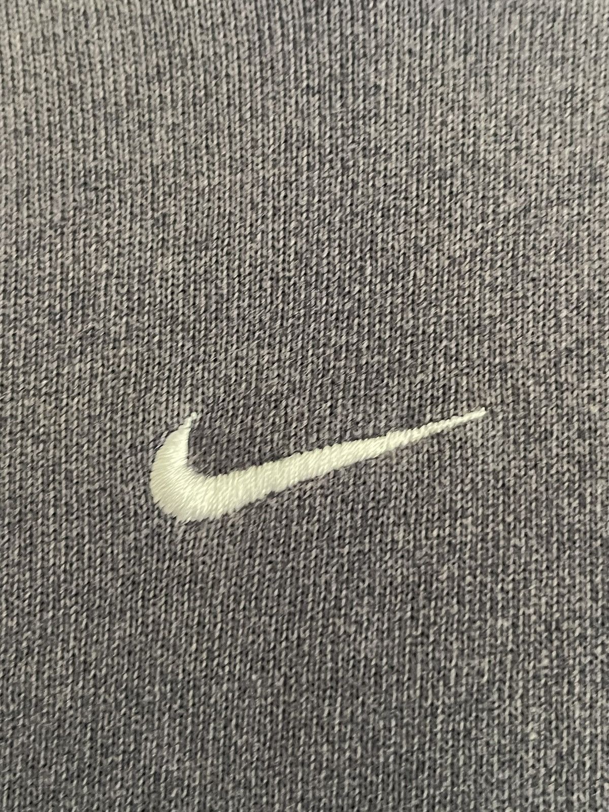 Nike Faded Vintage Y2K Nike Center Swoosh Hoodie Grey Tag Size US M / EU 48-50 / 2 - 3 Thumbnail