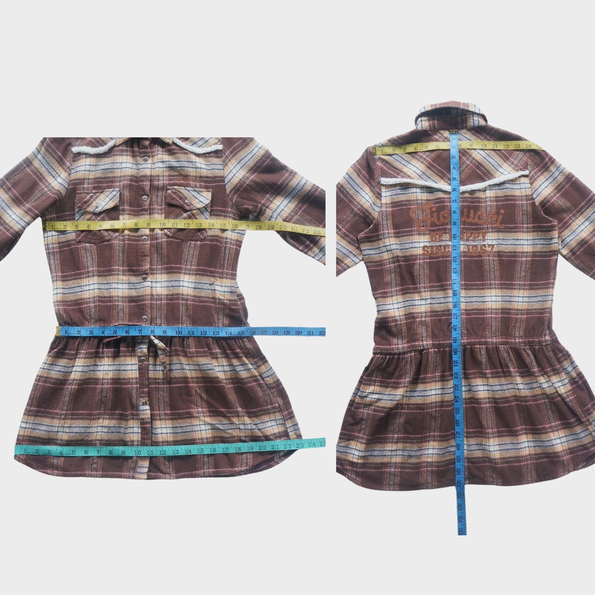 Fiorucci Fiorucci Flannel Blouse Size S / US 4 / IT 40 - 9 Thumbnail