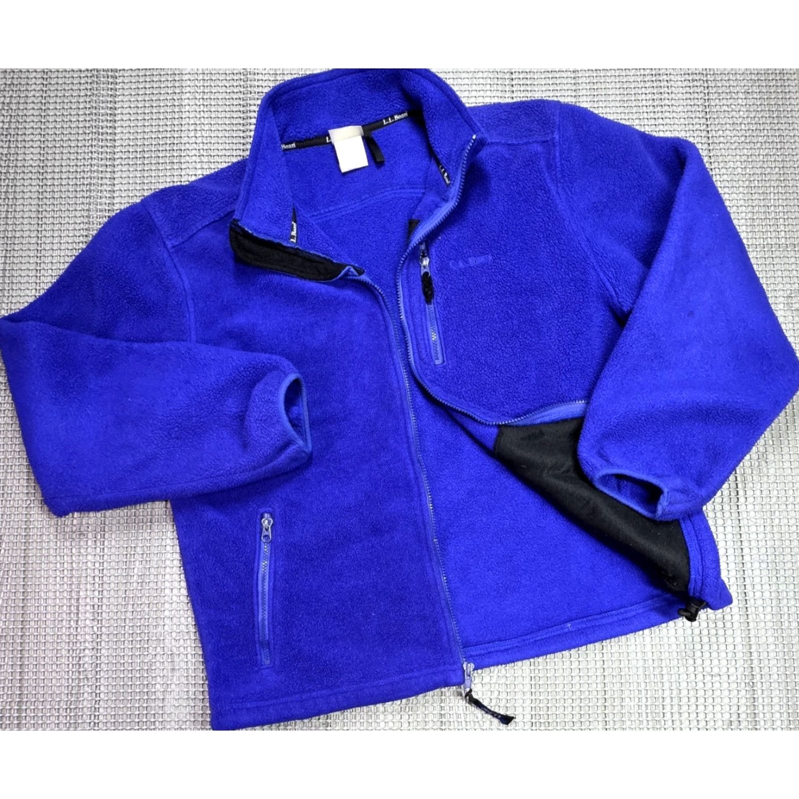 Vintage VINTAGE LL Bean Jacket Men L Blue Zip Up Pockets Fleece Logo Coat USA Made Boxy 90s Site: House of 620 Size US L / EU 52-54 / 3 - 2 Thumbnail