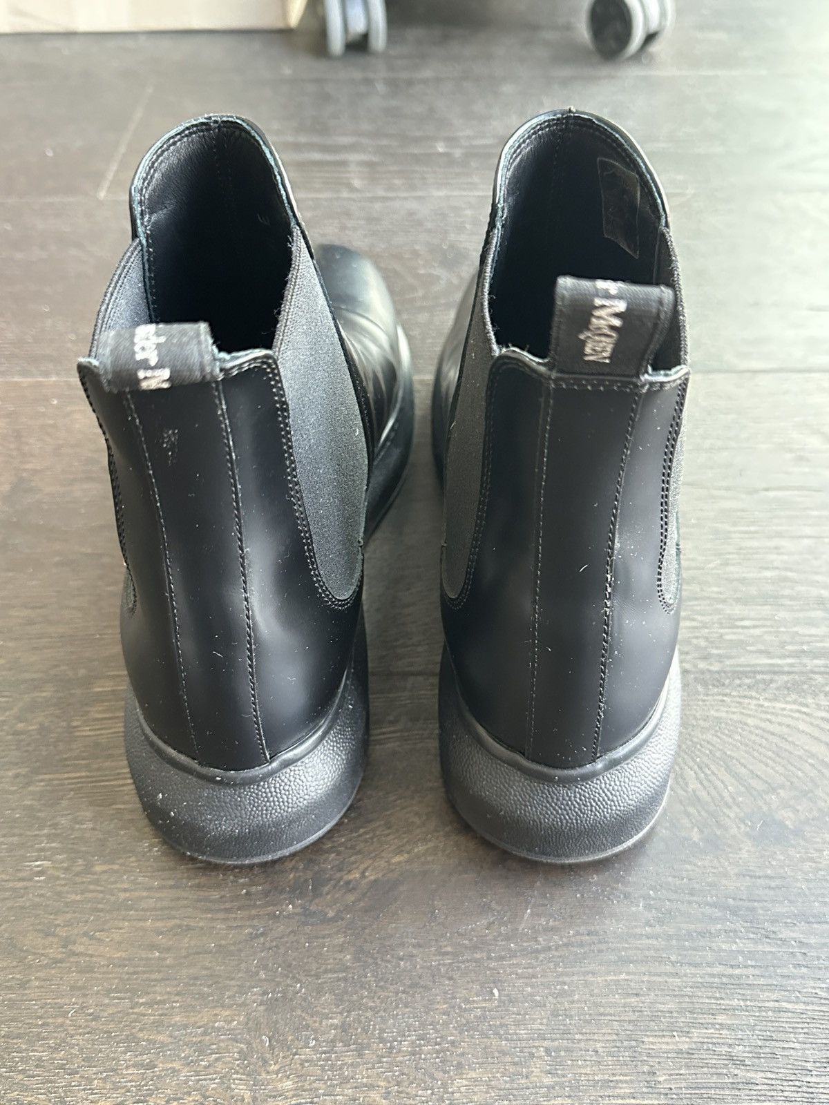Alexander McQueen Glossed-leather exaggerated-sole Chelsea boots Size US 8 / EU 41 - 5 Thumbnail