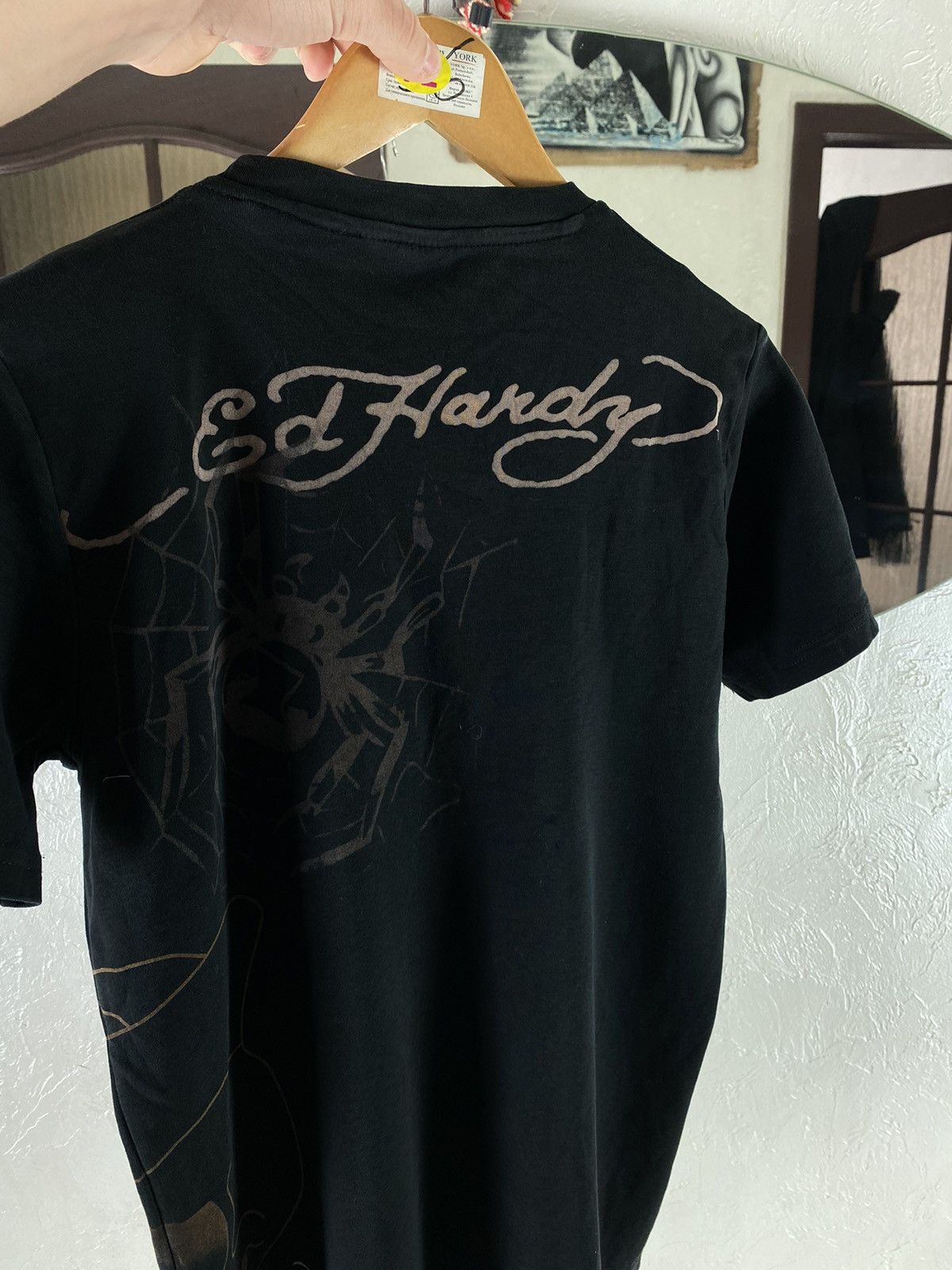 Christian Audigier × Ed Hardy × Vintage Vintage Y2K Ed Hardy Christian Audigier Big Logo Tee Size US M / EU 48-50 / 2 - 5 Thumbnail