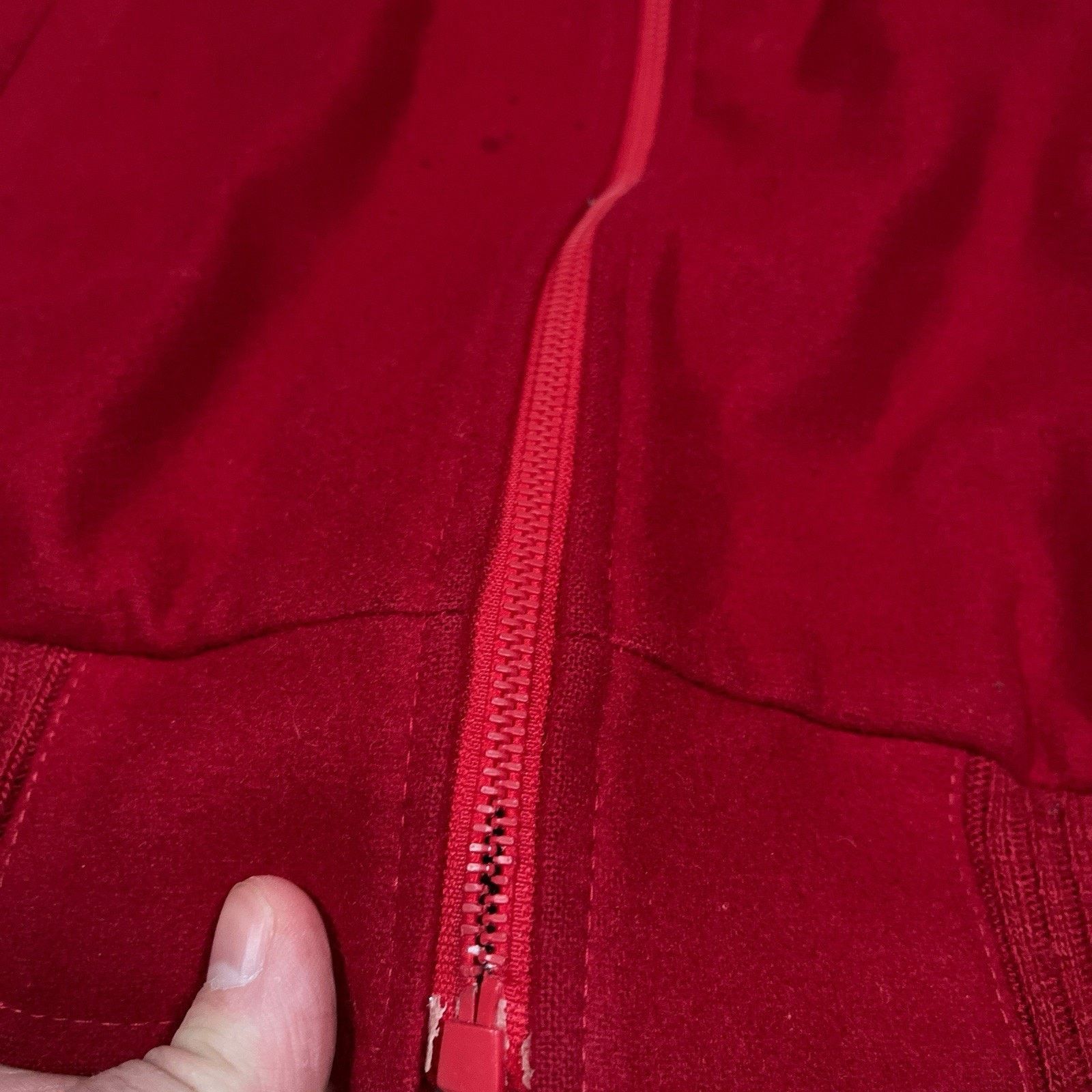 Pendleton VTG Pendleton Wool Sz XL Red Bomber Jacket USA Made Talon Size US XL / EU 56 / 4 - 11 Thumbnail