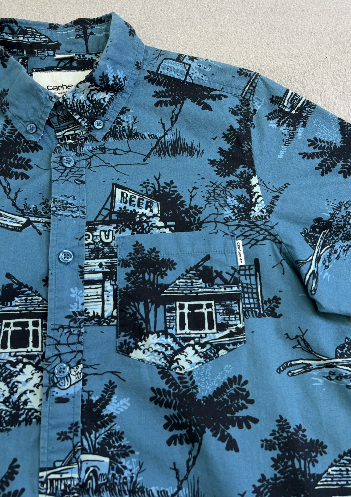 Carhartt Wip Carhartt WIP Hawaiian Shirt small Size US S / EU 44-46 / 1 - 8 Thumbnail