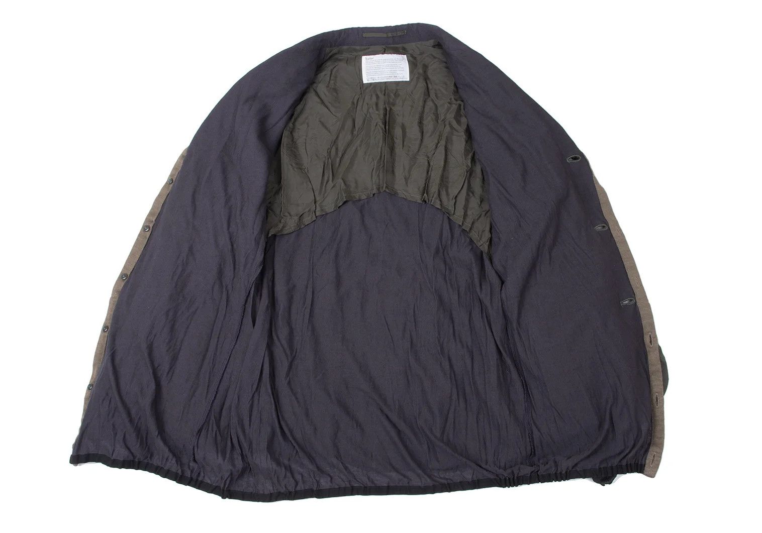 Kolor Layered Knit Jacket in Khaki with Wrinkle Finish Size US M / EU 48-50 / 2 - 14 Thumbnail