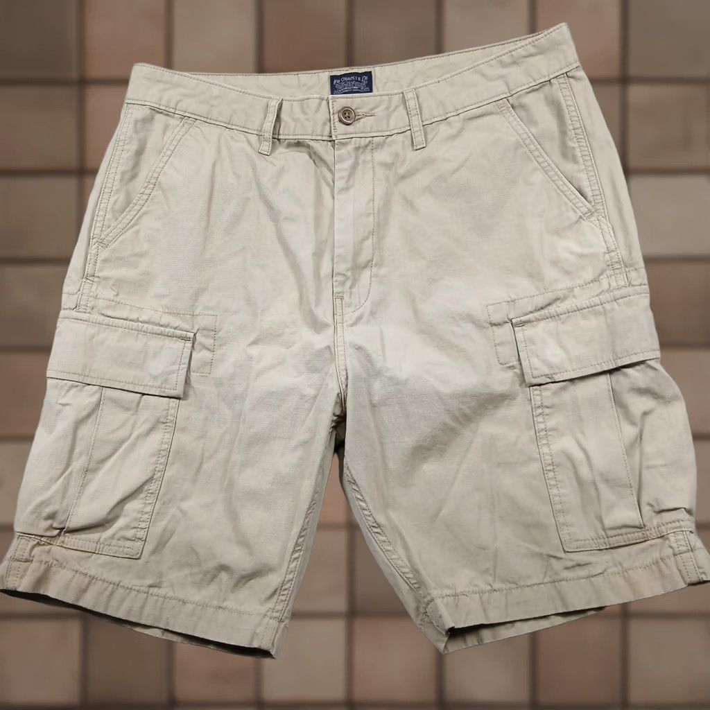 Levi's Levi'S Shorts Mens 34 Beige Cargo Tan Khaki Cotton Chino Utility Pockets Casual Size US 34 / EU 50 - 1 Thumbnail