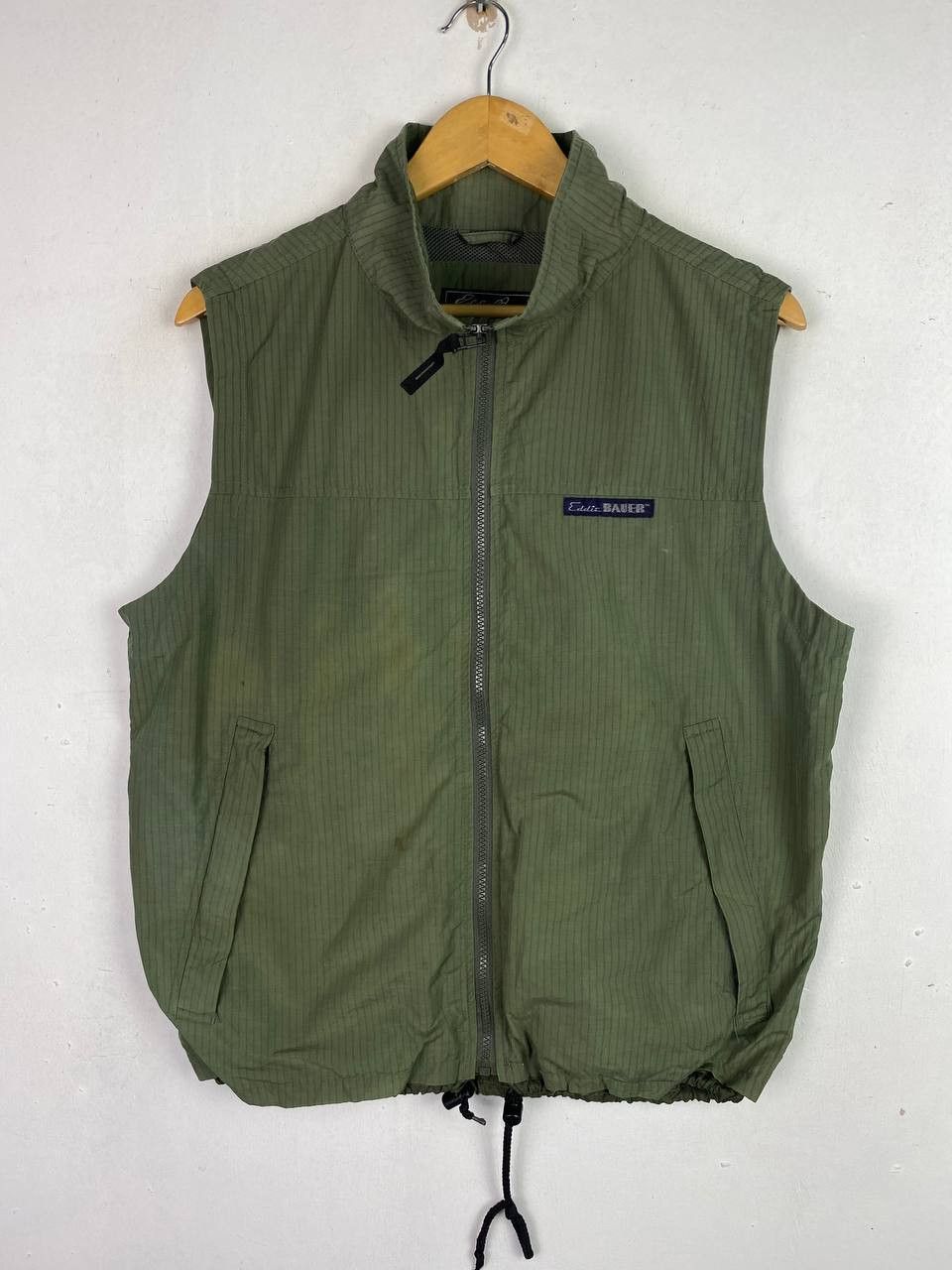 vintage eddie bauer nylon vest net lining nice design
