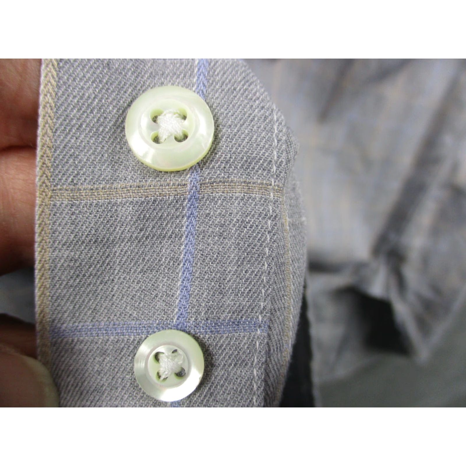 Brooks Brothers Brooks Brothers Country Club Shirt Large Egyptian Cotton Plaid Italy Size US L / EU 52-54 / 3 - 6 Thumbnail
