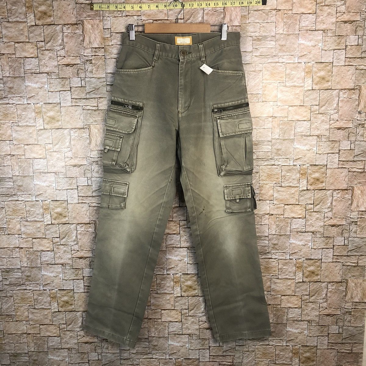 Japanese Brand Long John faded utility Cargo Multipocket Pants #A82 Size US 29 - 1 Thumbnail