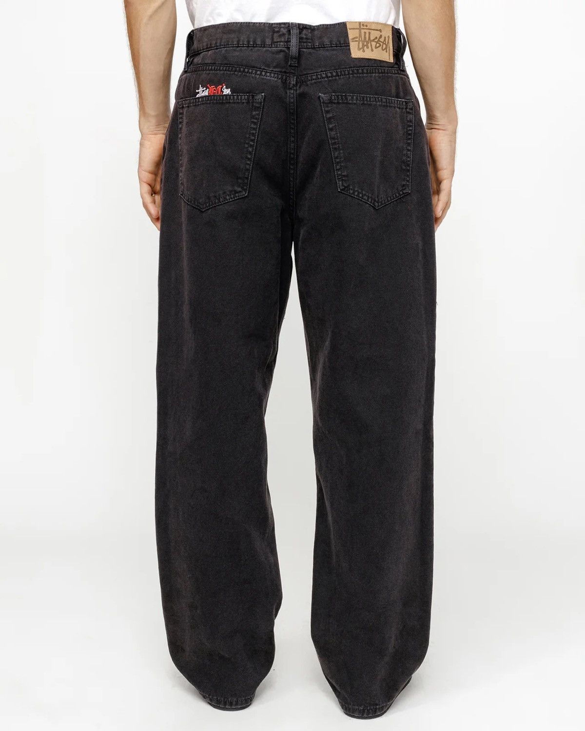 Stussy × Vintage VINTAGE STUSSY BIG OL JEANS WASHED BLACK SIZE 30 Size US 32 / EU 48 - 8 Thumbnail