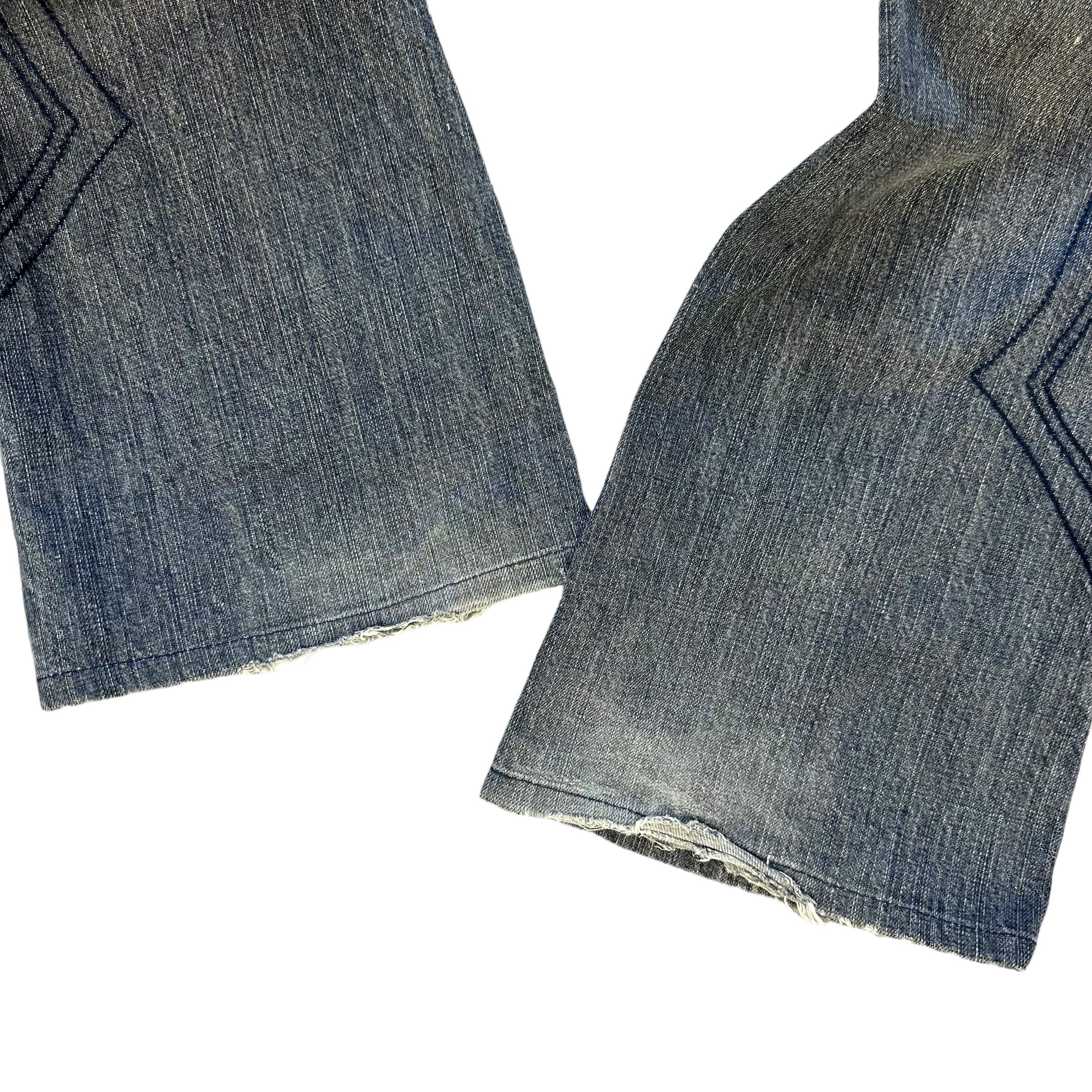 Japanese Brand TORNADO MART Very Nice Design Jeans Denim Pant #A44-1018 Size 33" - 13 Thumbnail