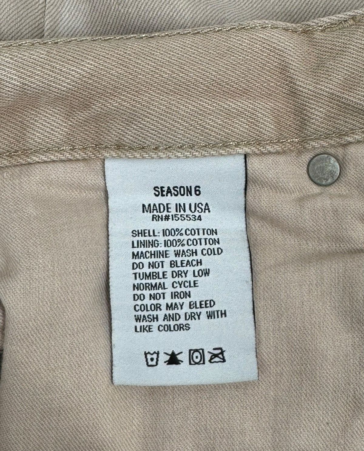 Yeezy Yeezy Season 6 Five Pocket Jeans size 26 Made In USA Size 26" / US 2 / IT 38 - 10 Thumbnail
