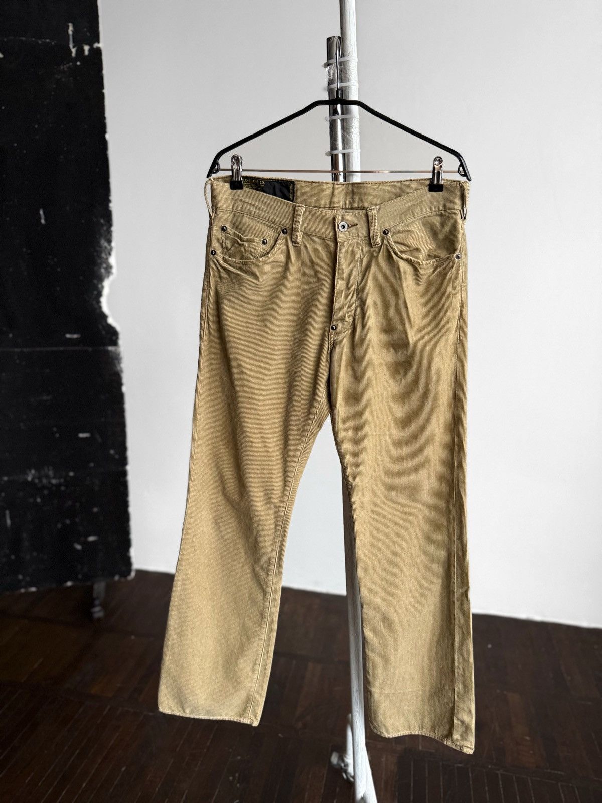 Polo Ralph Lauren Polo Jeans Vintage Mens Beige Corduroy Pants Straight Fit Size US 32 / EU 48 - 1 Thumbnail