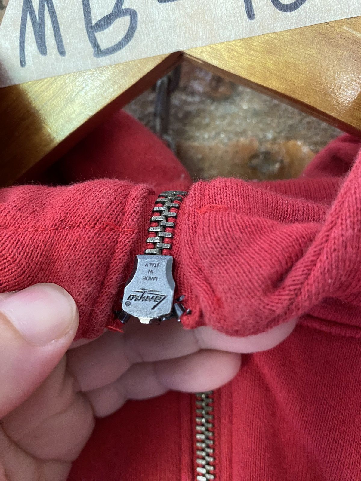 Lounge Lizard 2000s Red Anorak hoodie Size US M / EU 48-50 / 2 - 7 Thumbnail