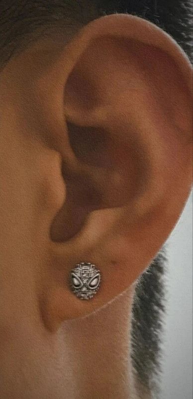 Designer Spiderman Mask Stud Earring Size ONE SIZE - 5 Thumbnail