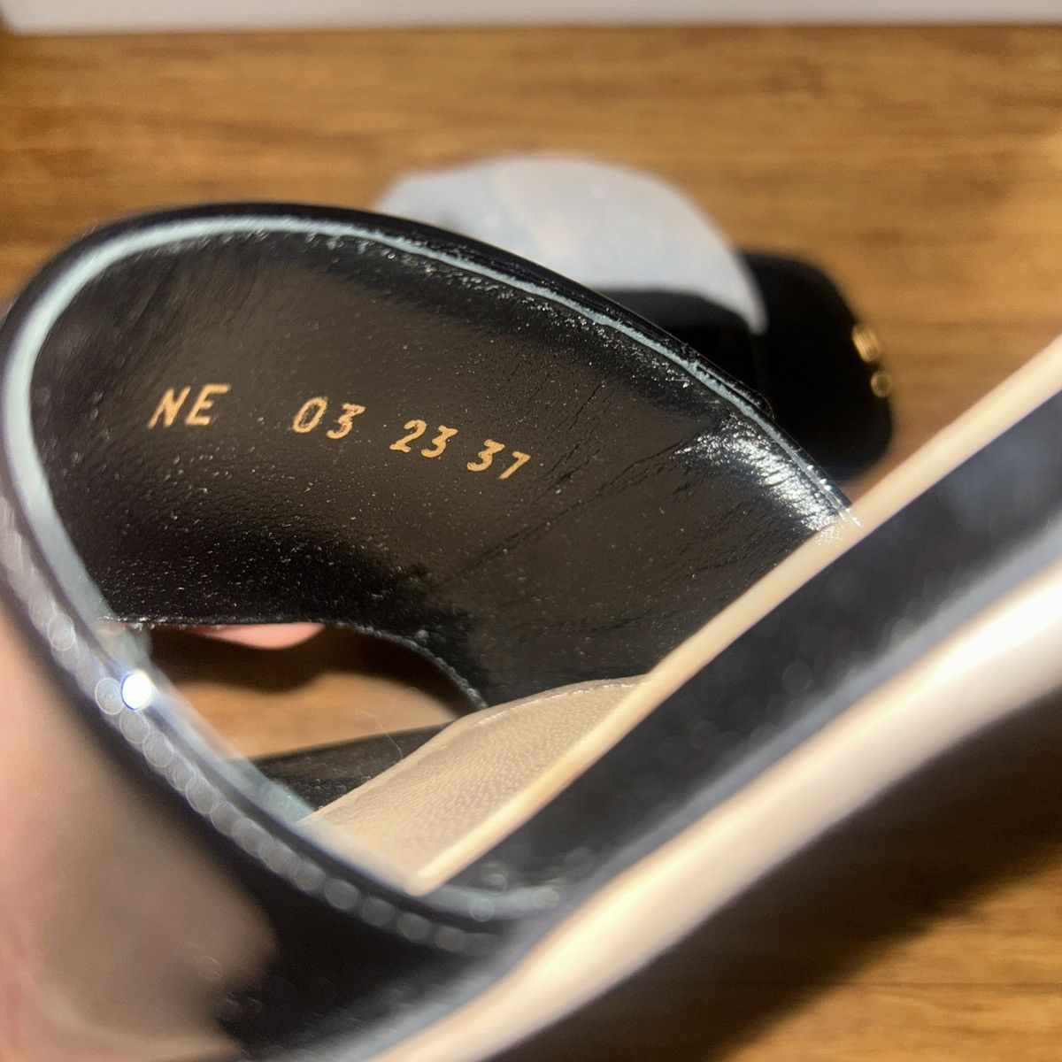 Dior Dior C'EST DIOR HEELED SLIDE Black Patent Calfskin Size US 7 / IT 37 - 8 Thumbnail