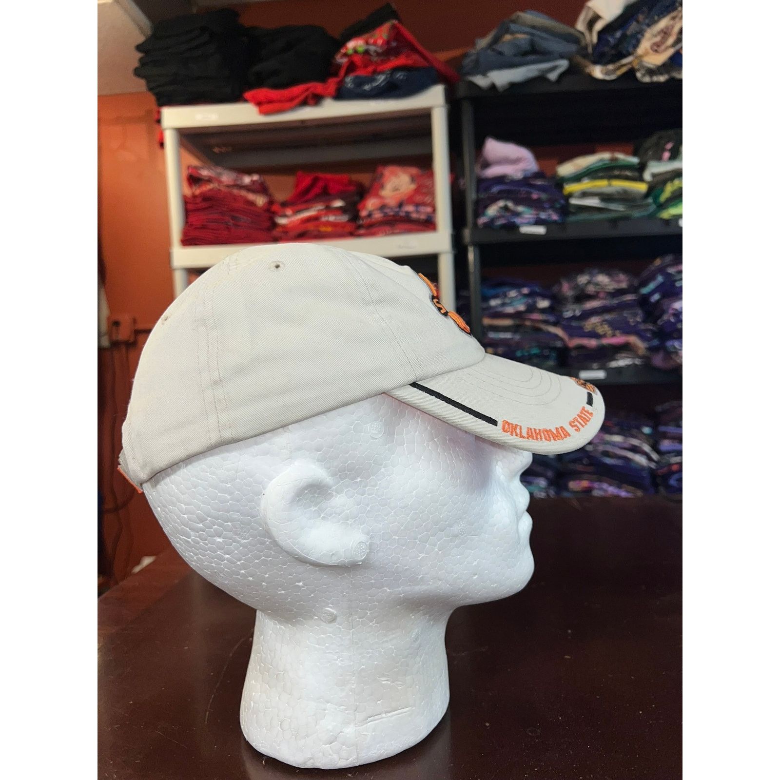 NCAA Oklahoma State Hat OSU NCAA Captains Collection College Cap Size ONE SIZE - 5 Thumbnail